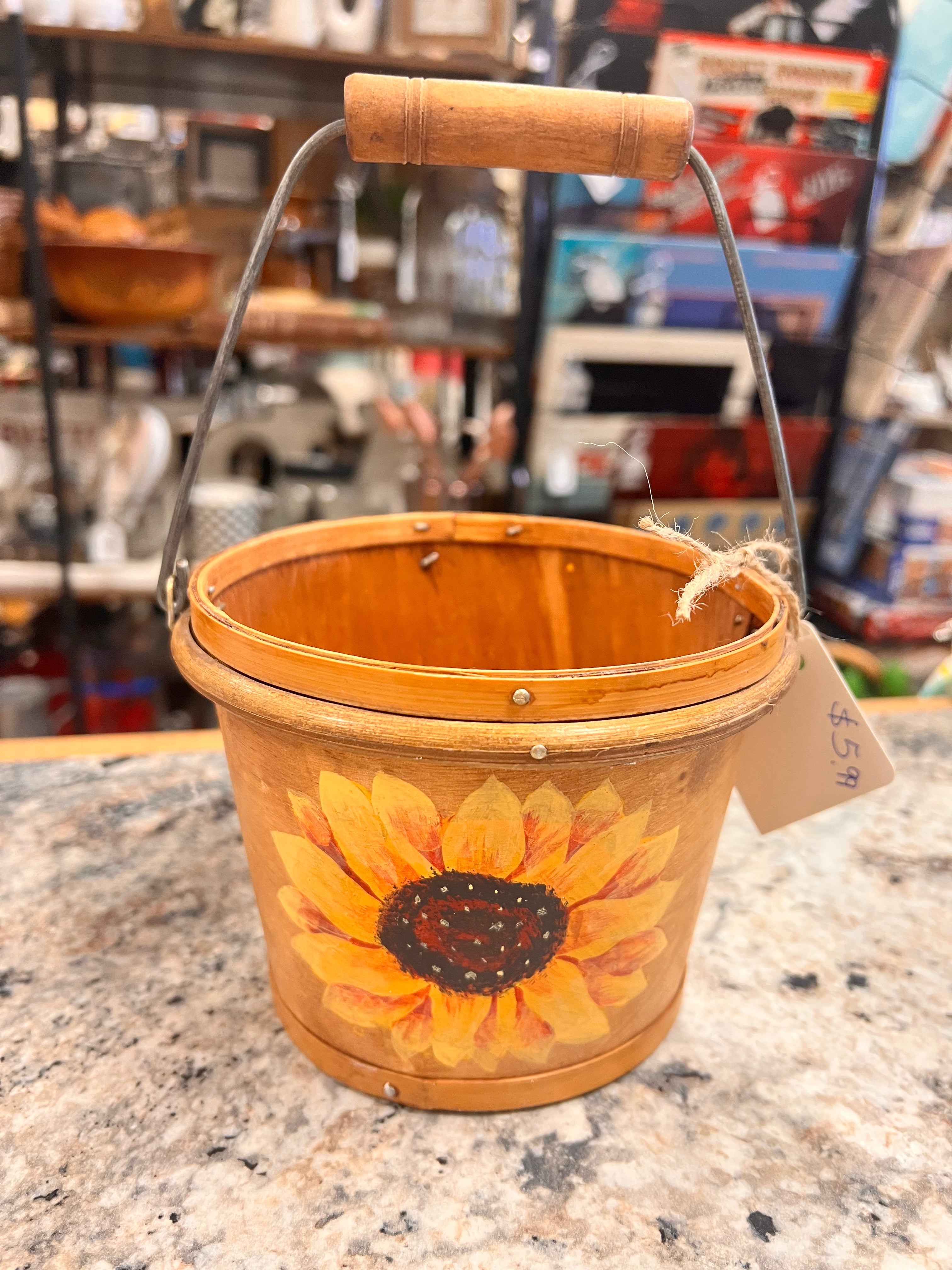 Sunflower Basket