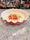 Floral Pie Dish