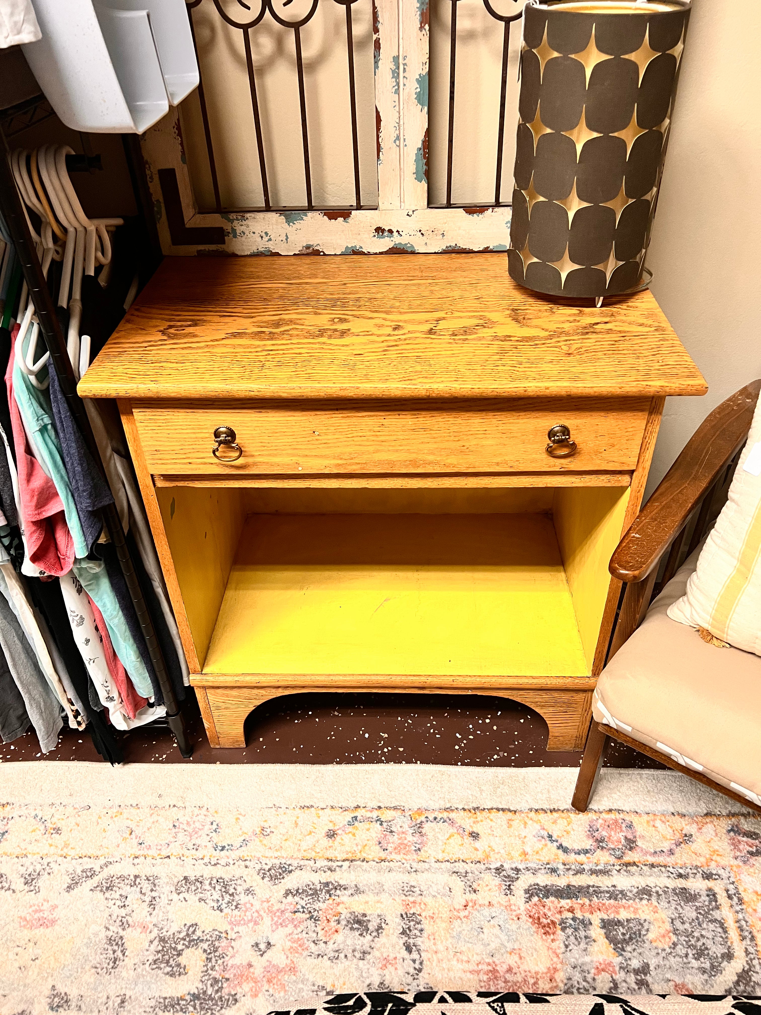 Wood Side Table