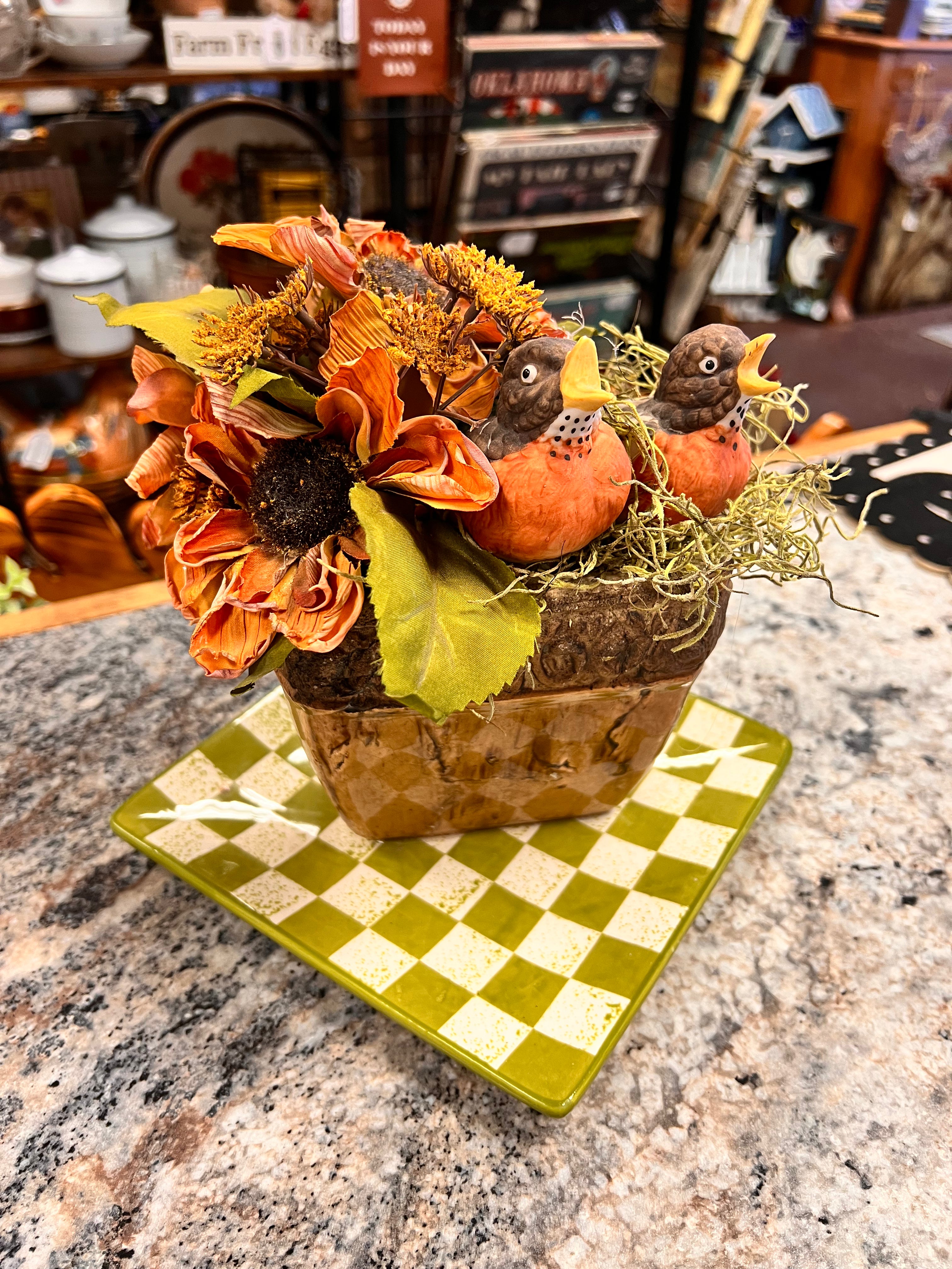 Bird Table Decor