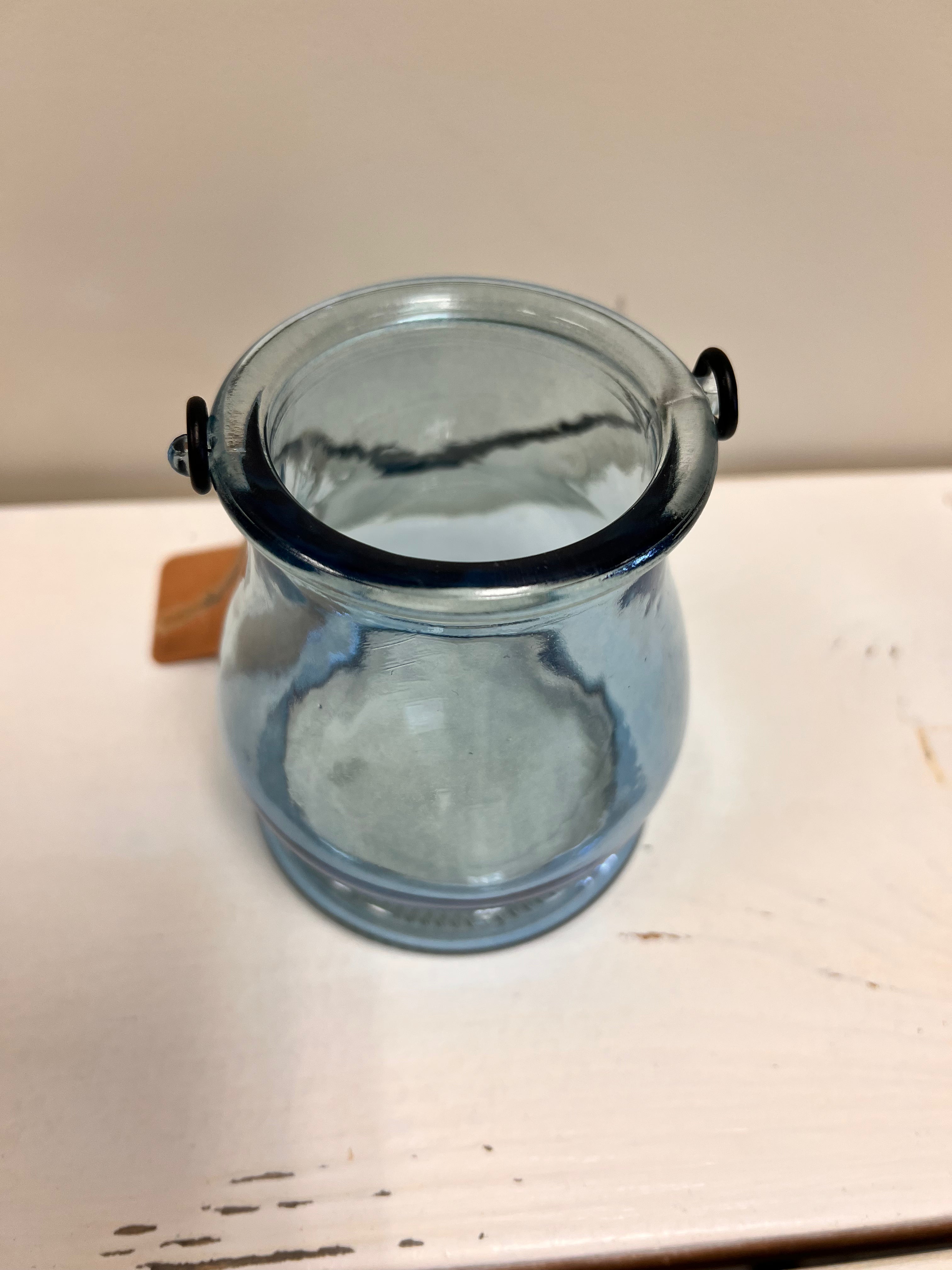 Blue Candle Holder