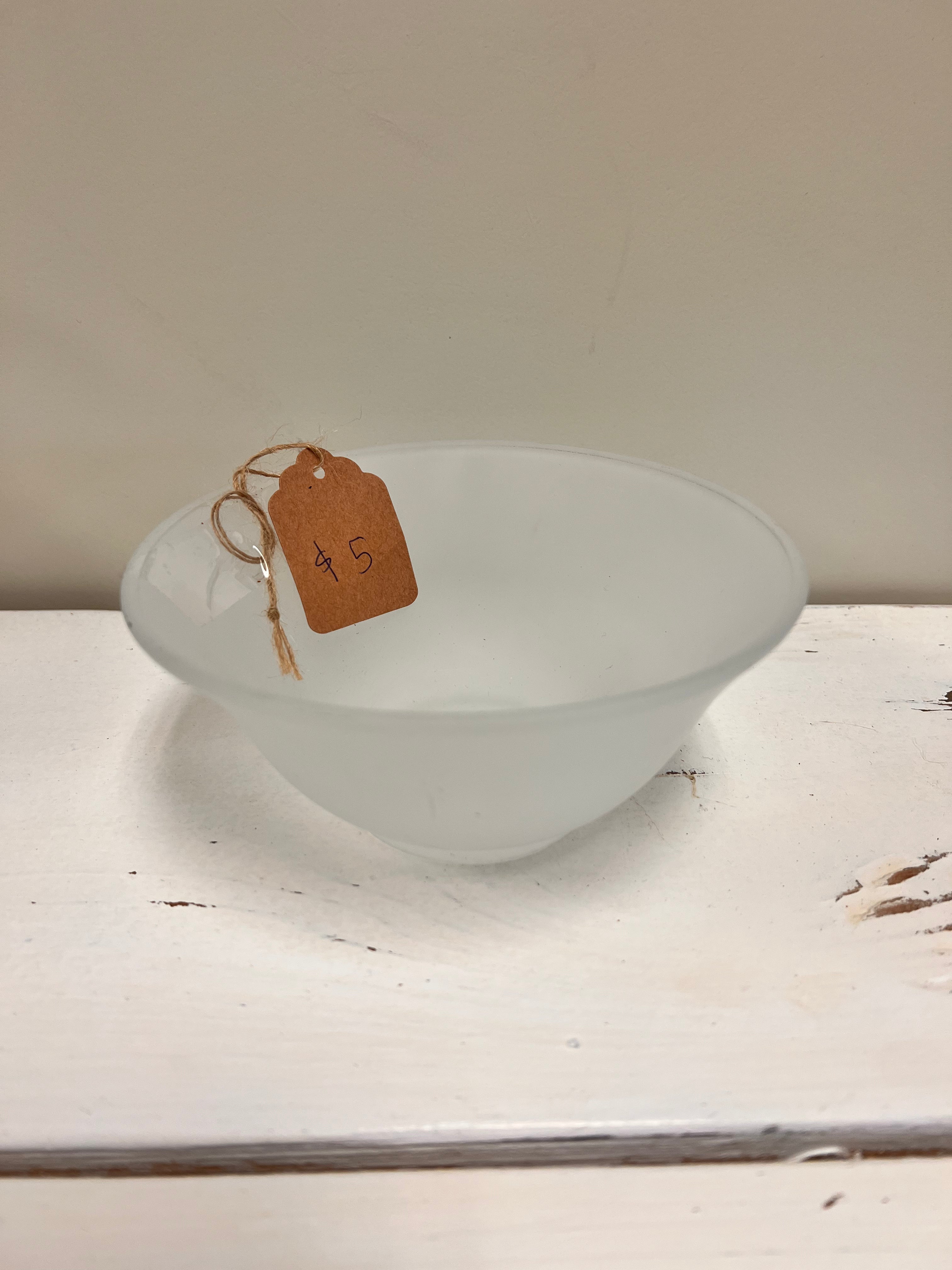 Frosted Bowl