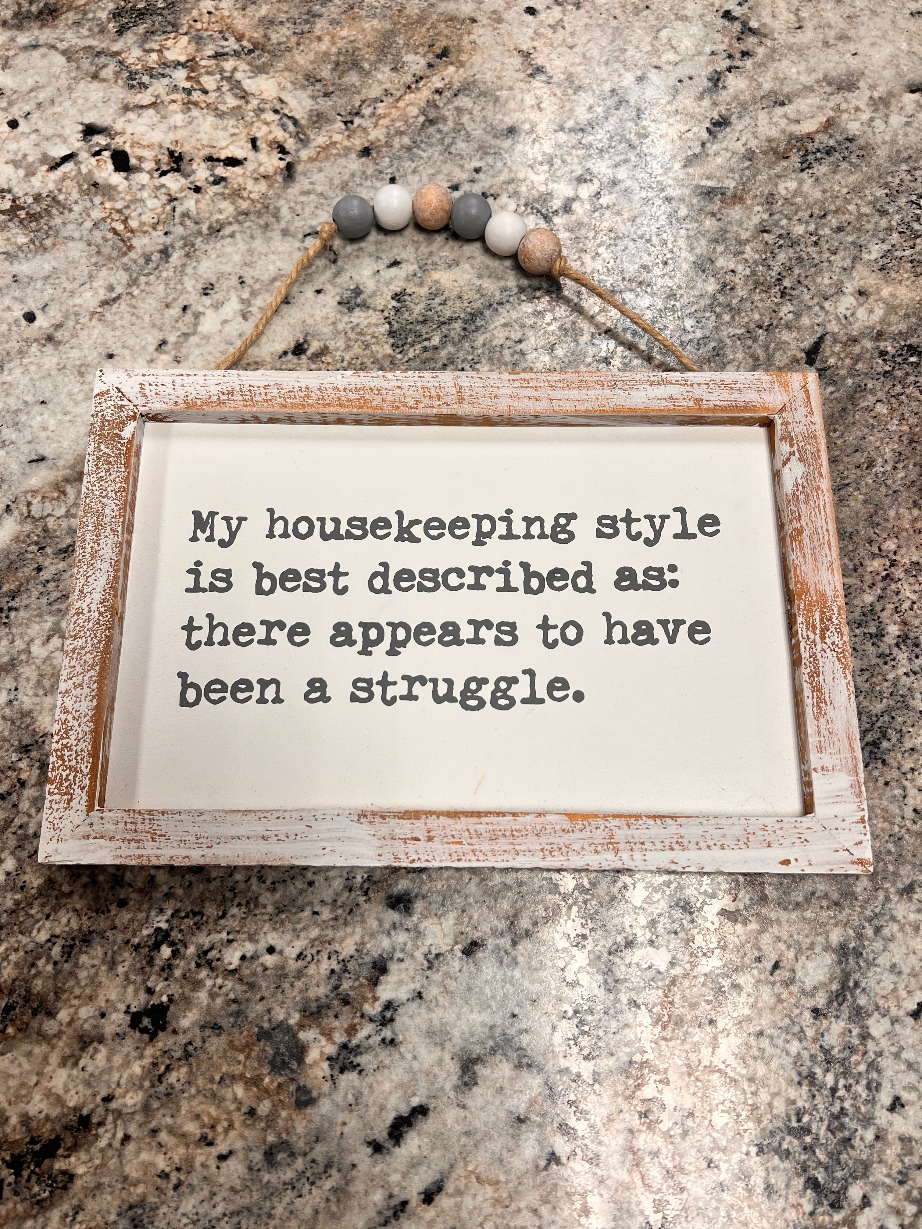 Housekeeping Sign