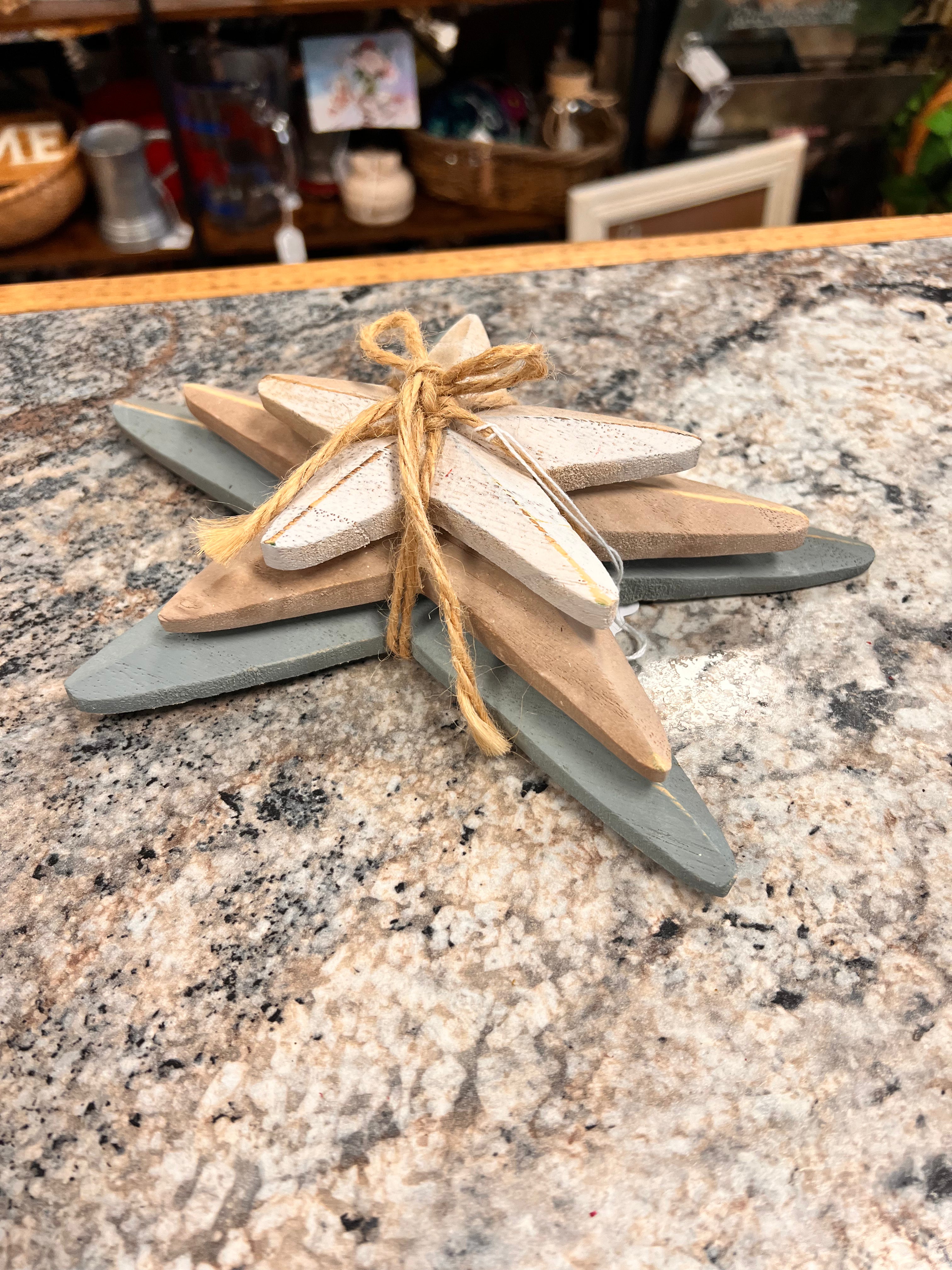 Wood Star Set