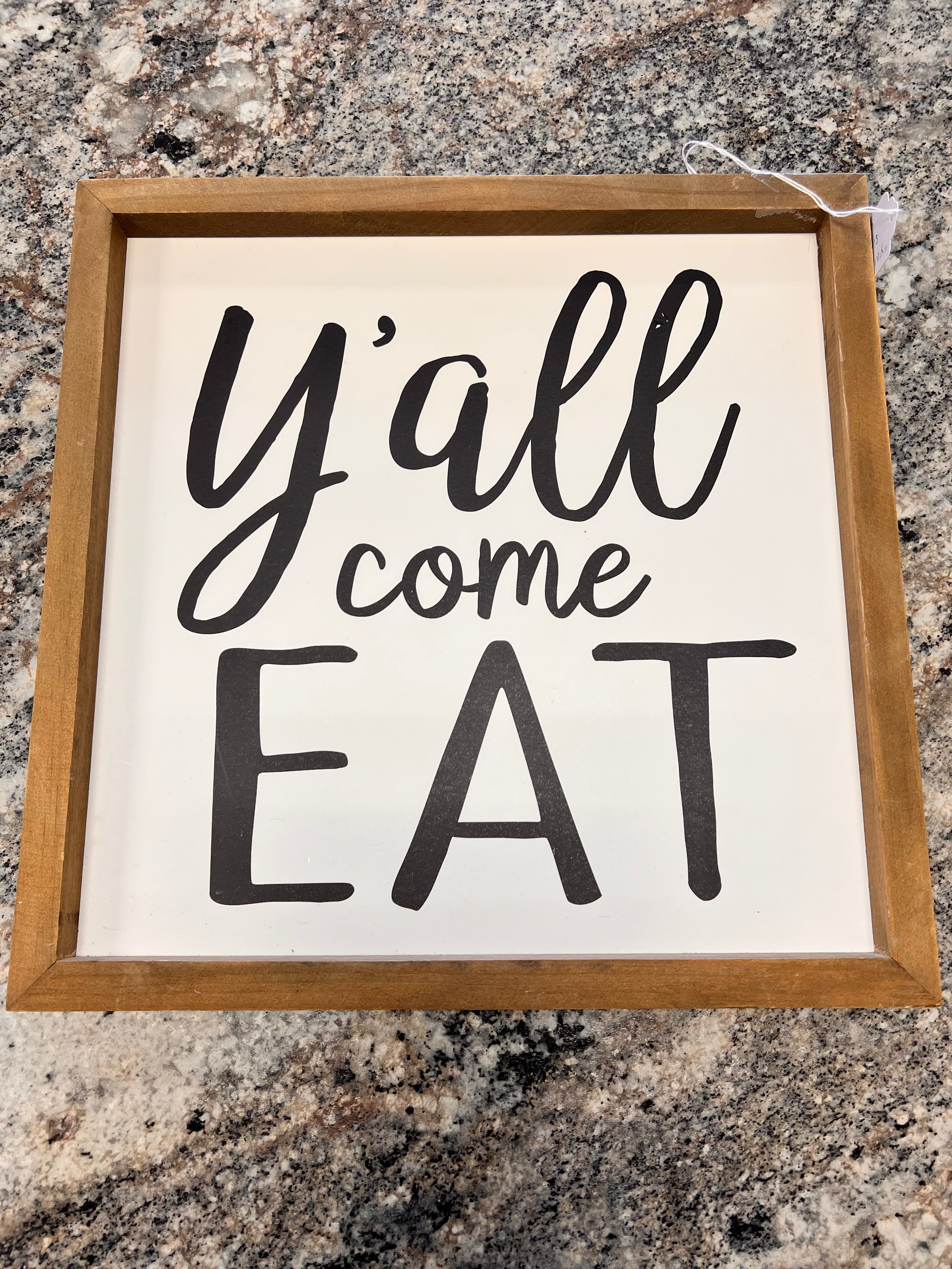 Come Eat Sign