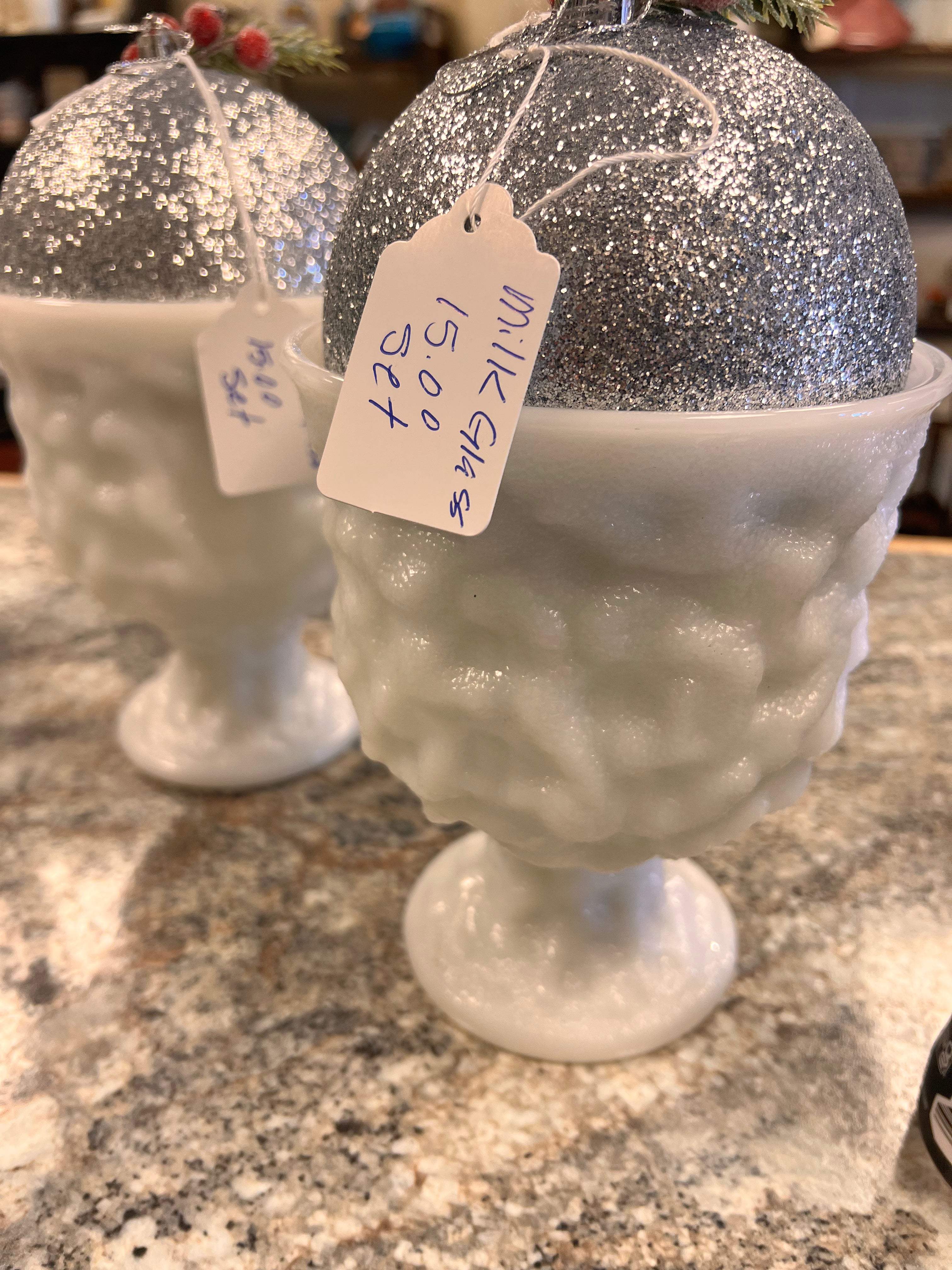 Milk Glass Set