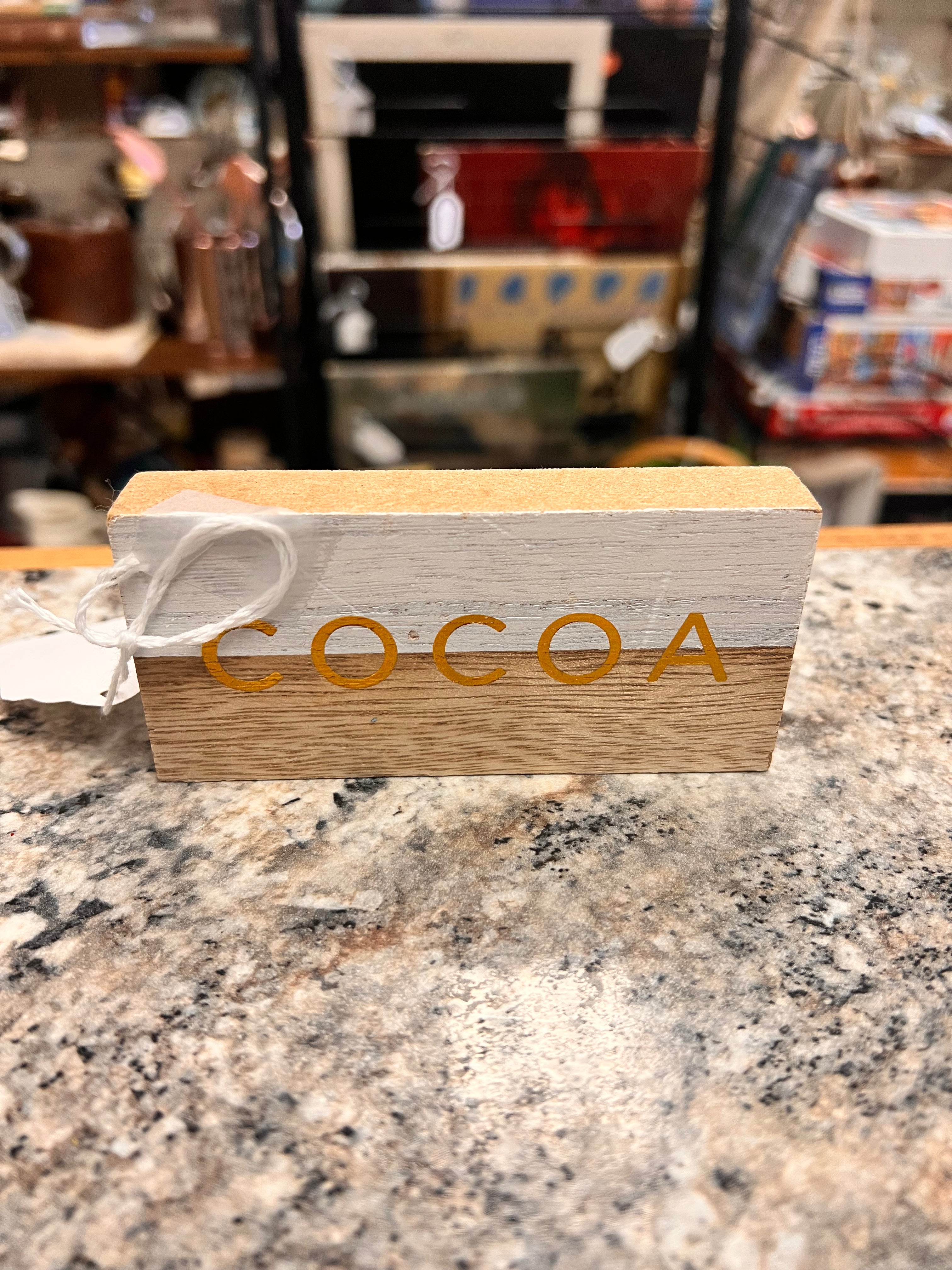 Cocoa Sign