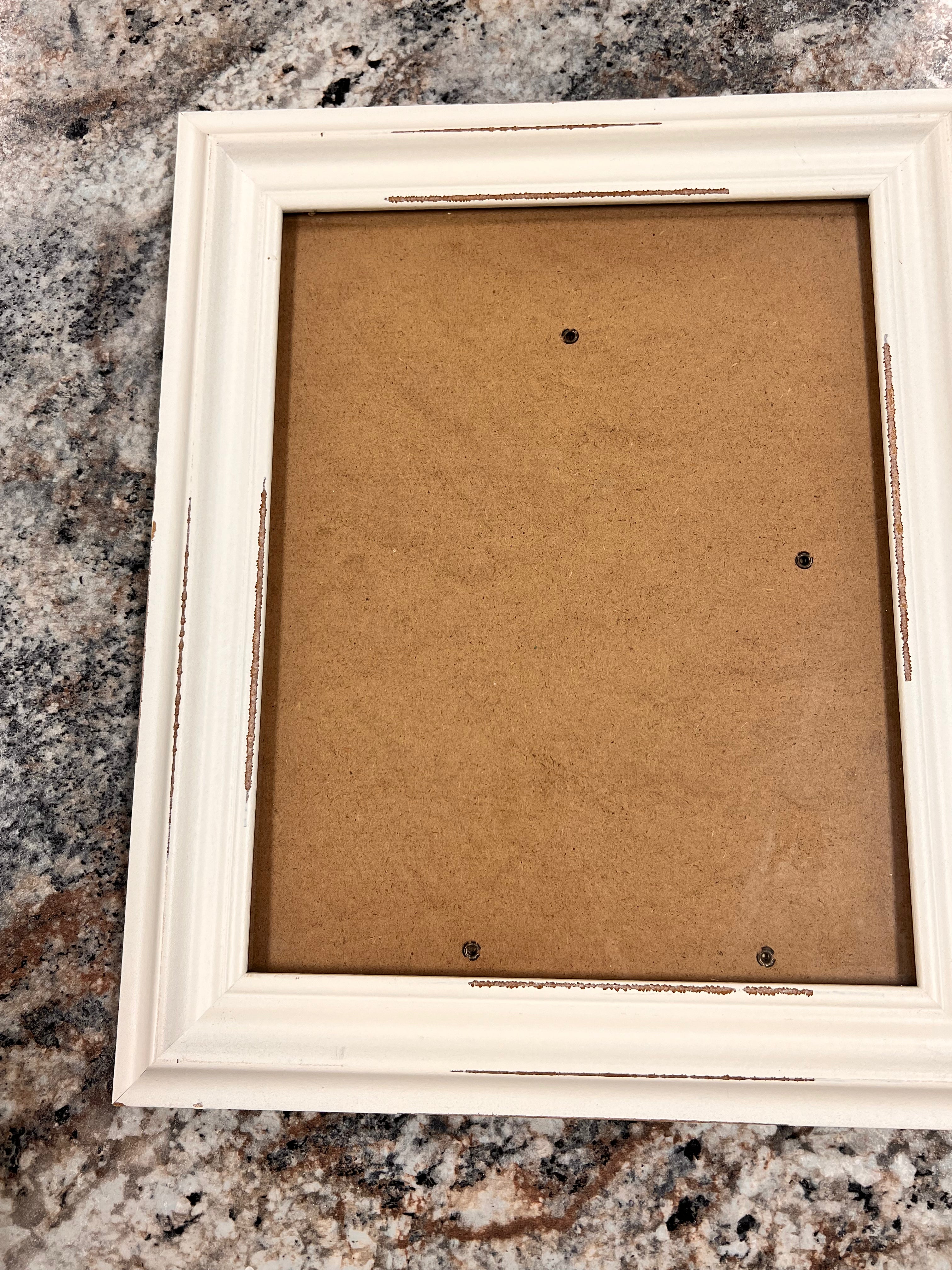 8x10 White Frame