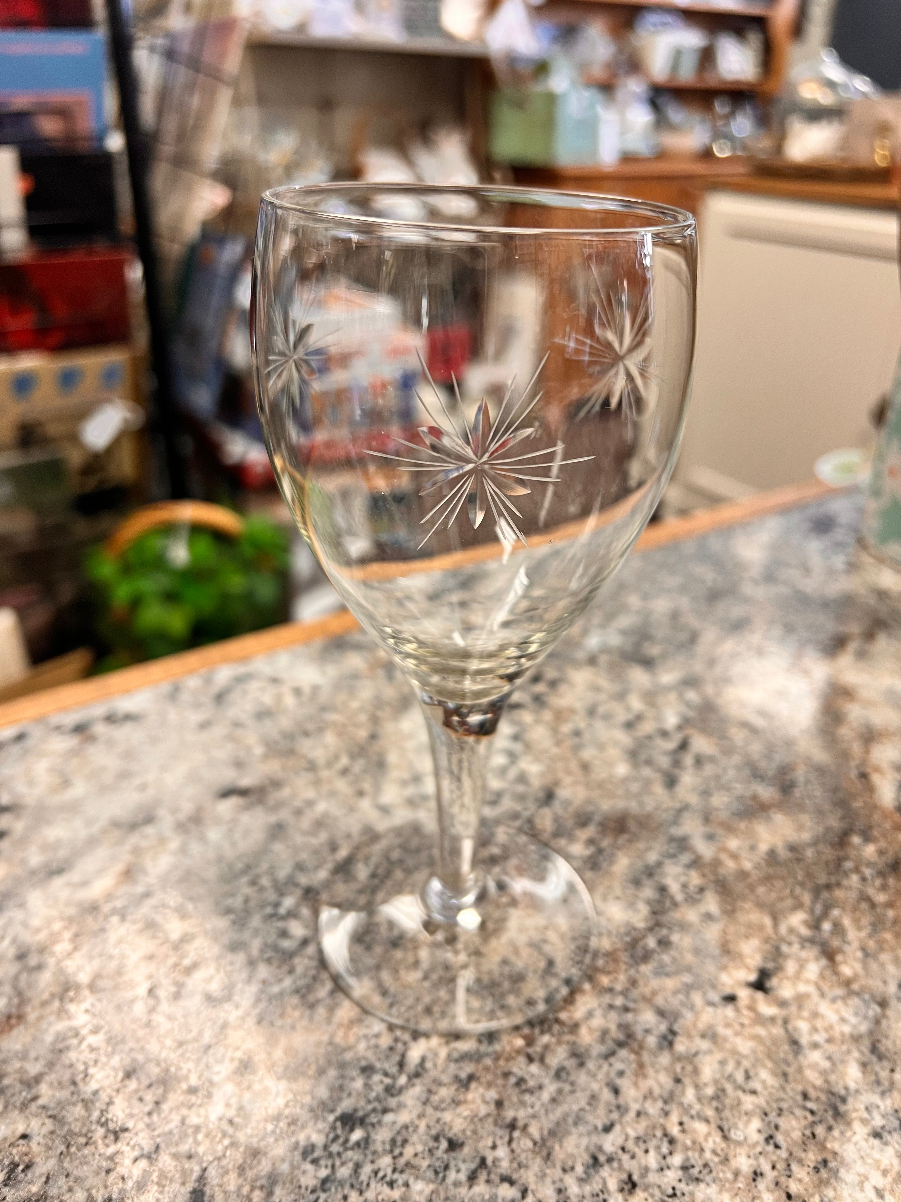 Starburst Wine Glass