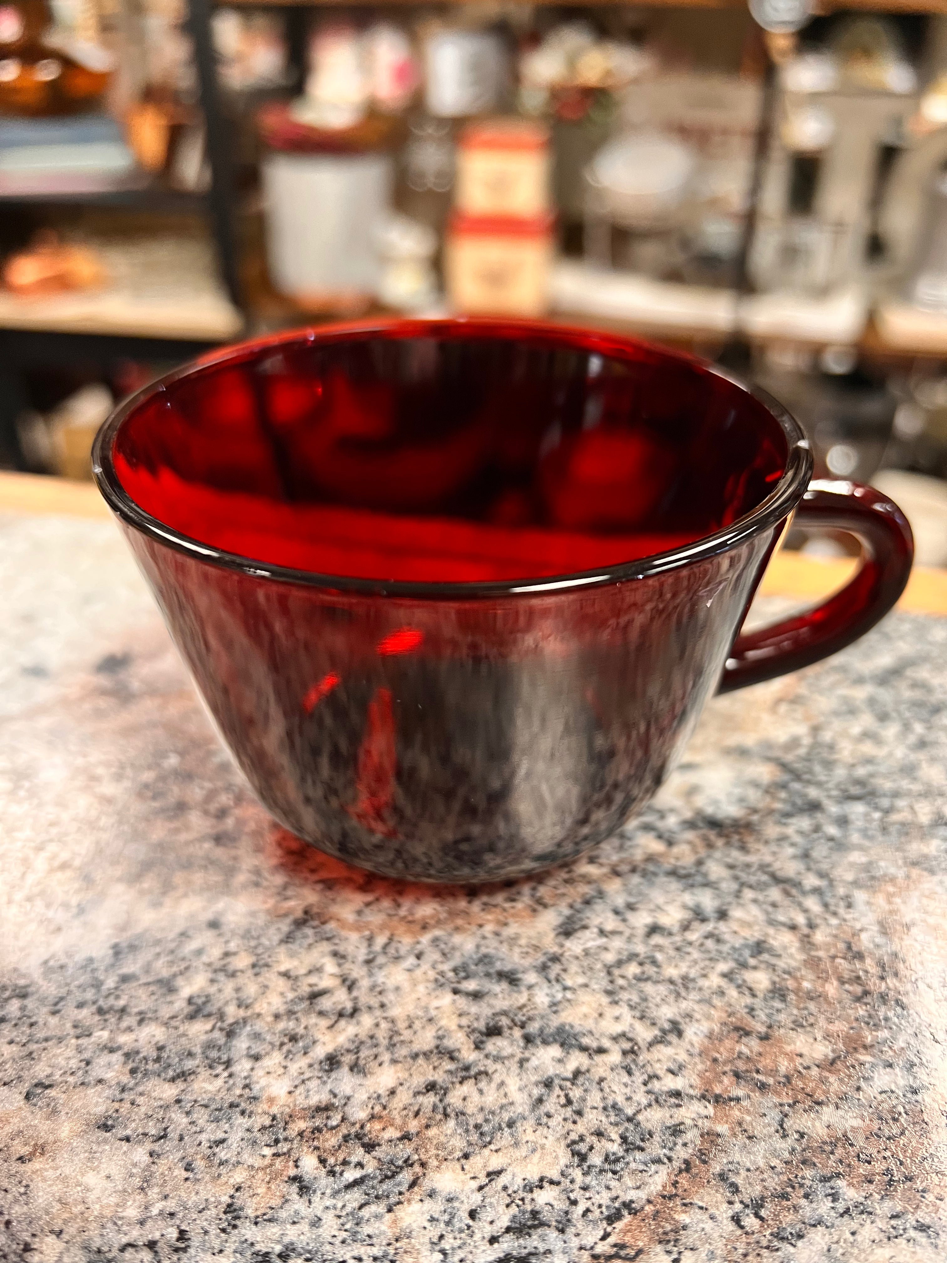 Ruby Tea Cup