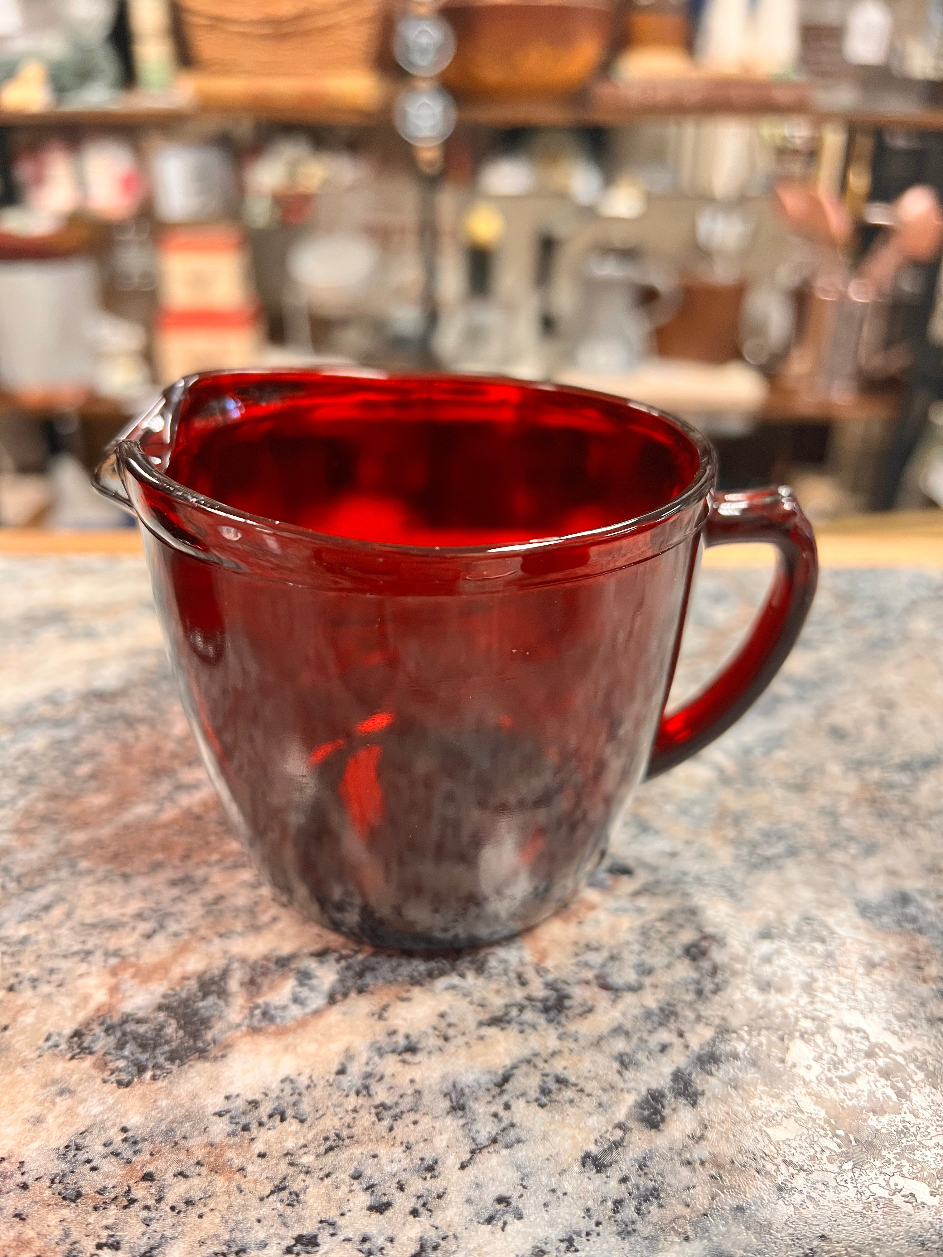 Ruby Red Creamer