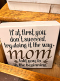 Mom Sign