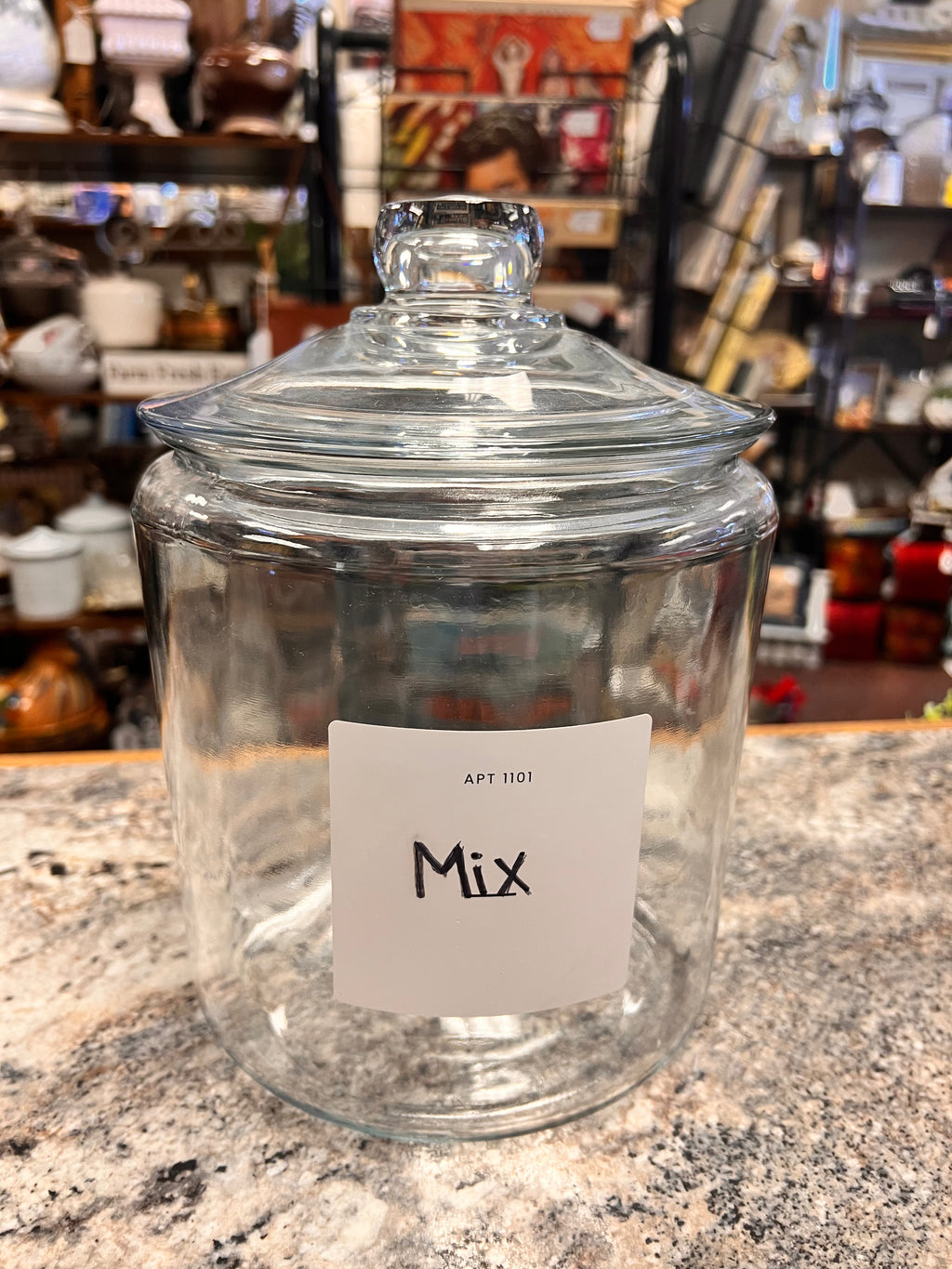 Glass Snack Jar