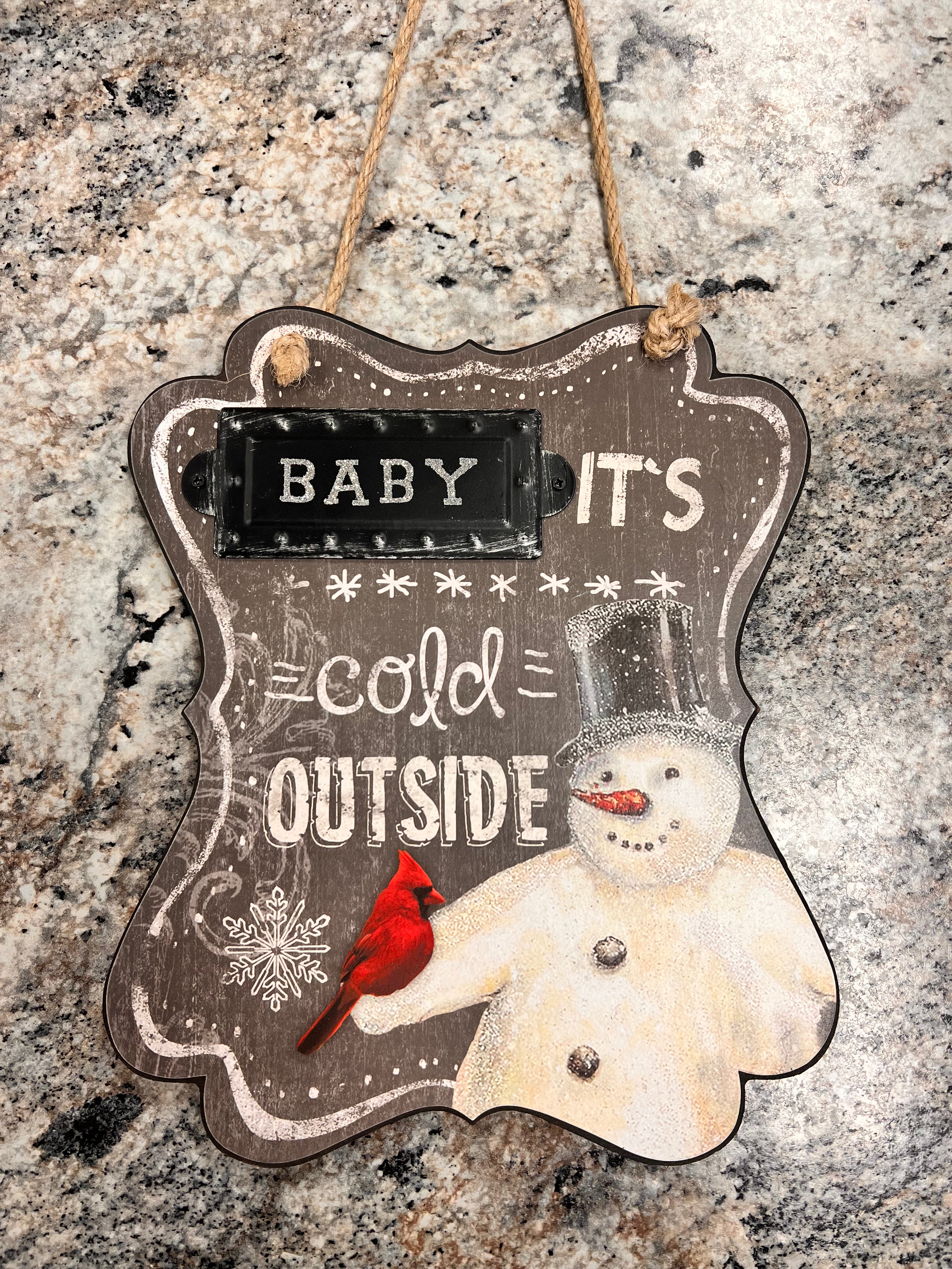 Snowman Sign