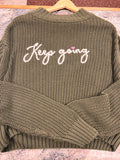 Embroidered Sweater M