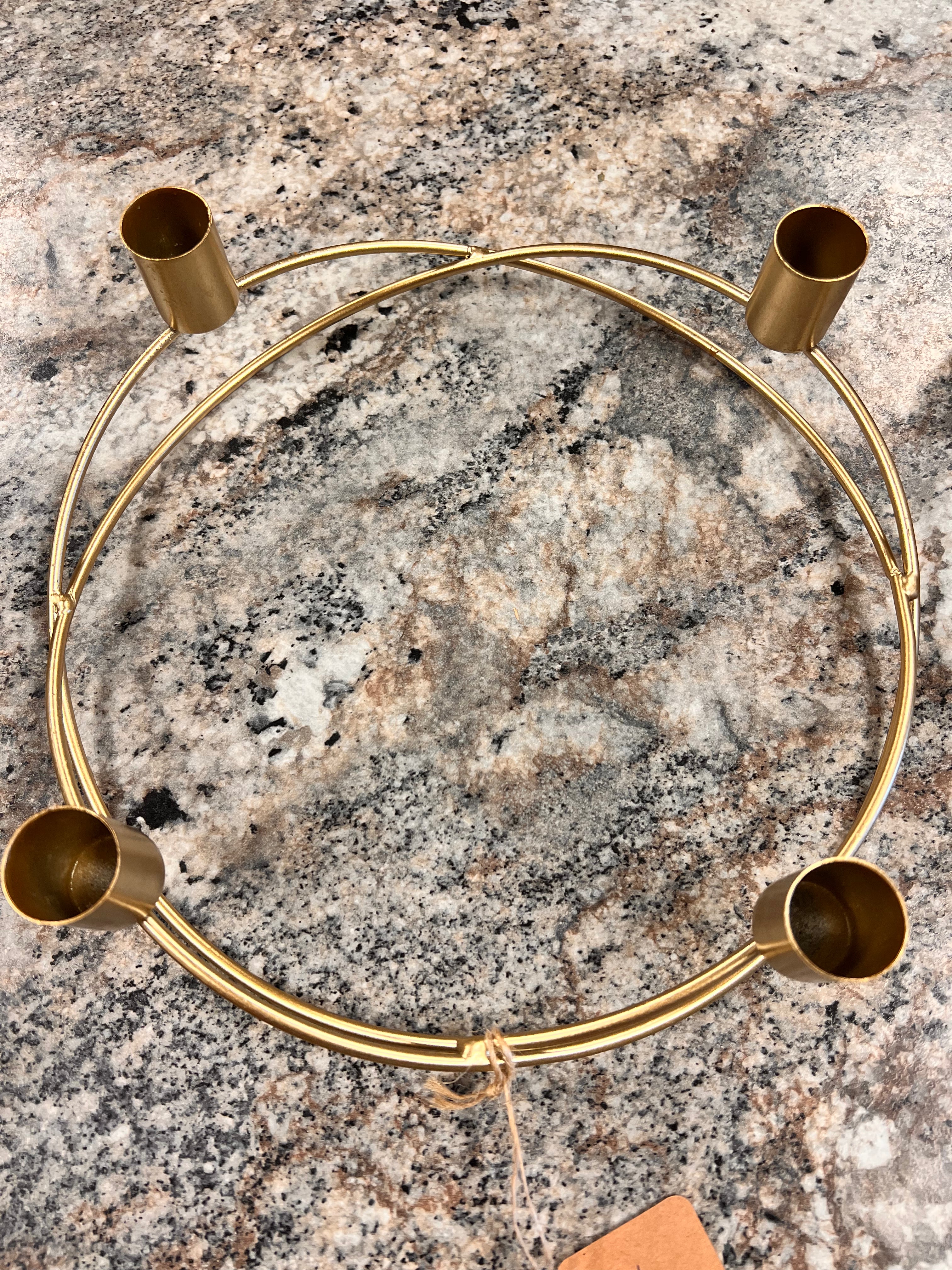 Gold Candle Holder
