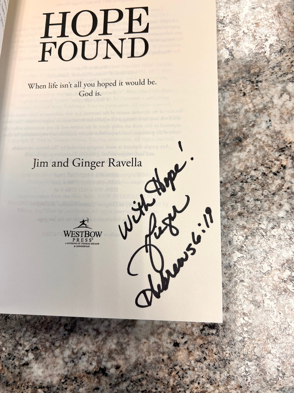 Hope Found Book