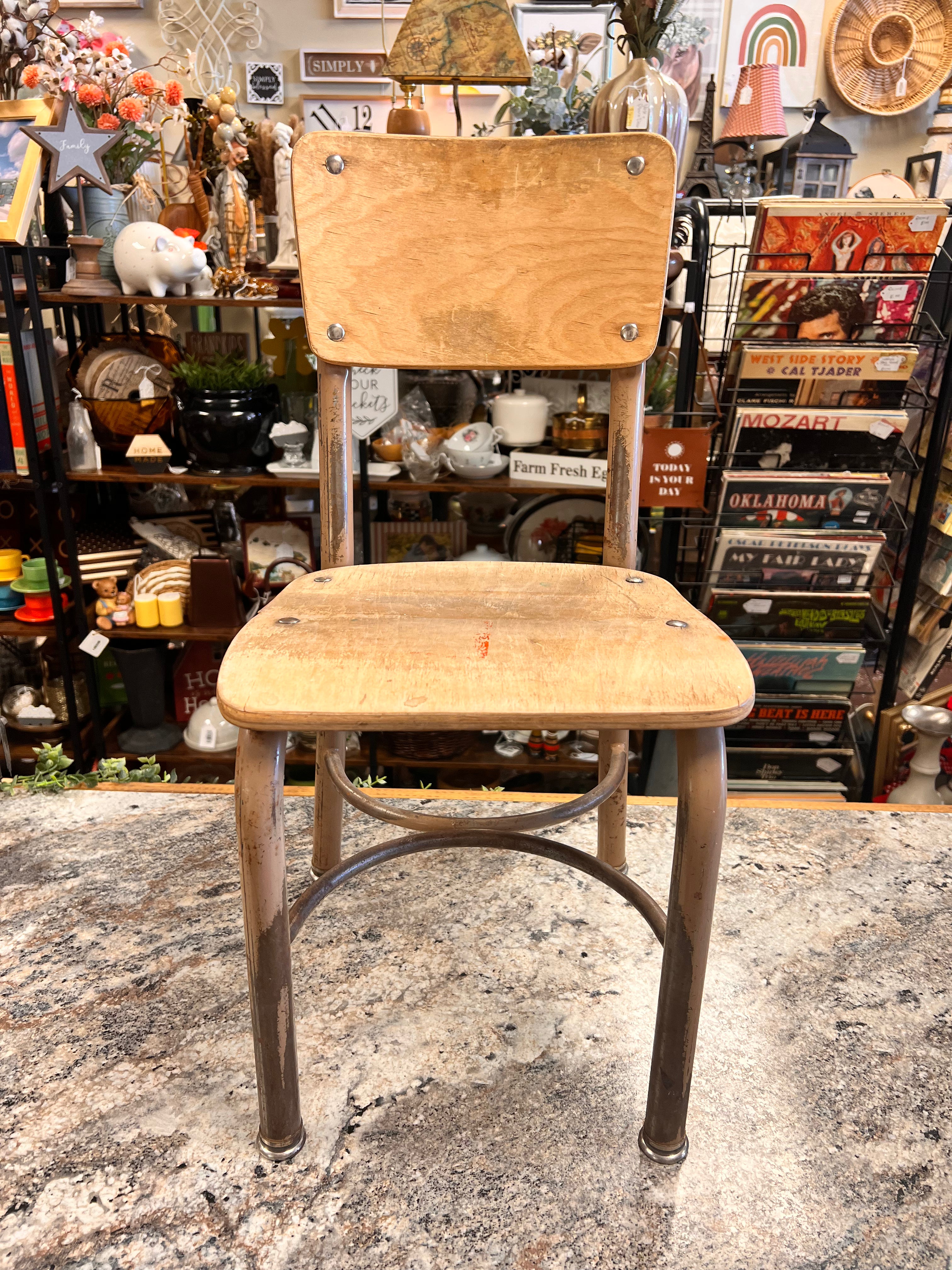 Vtg Childs Chair