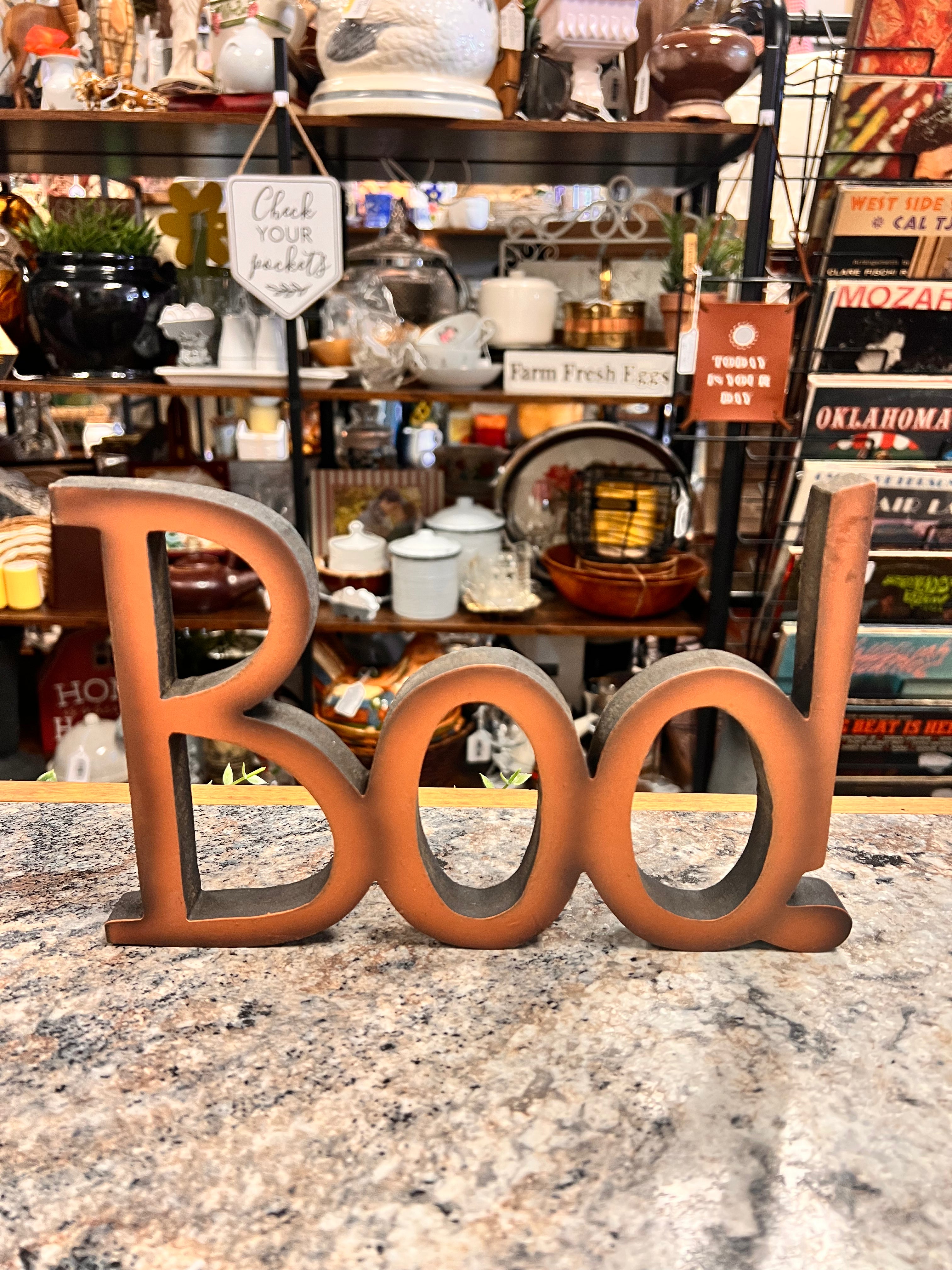 Boo Sign