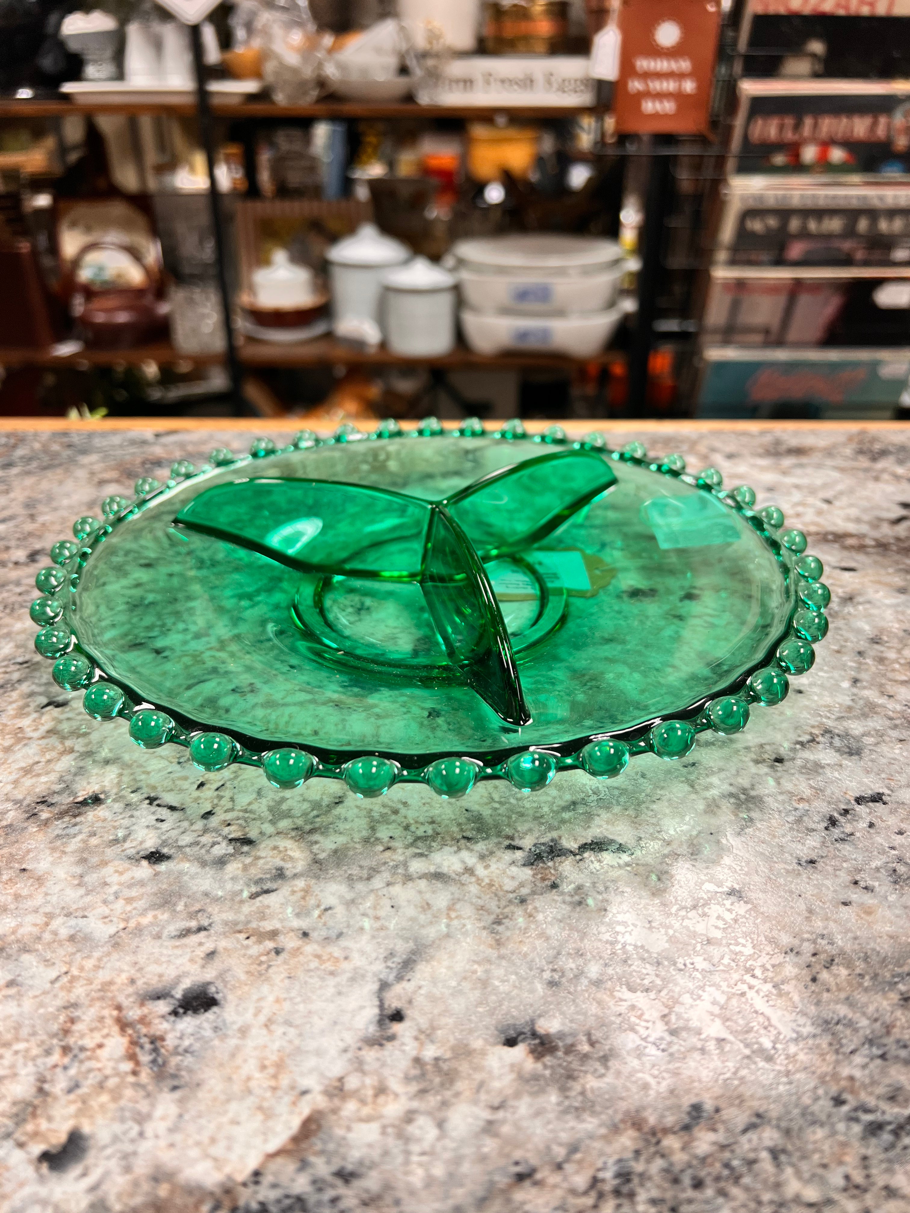Vintage Green Tray