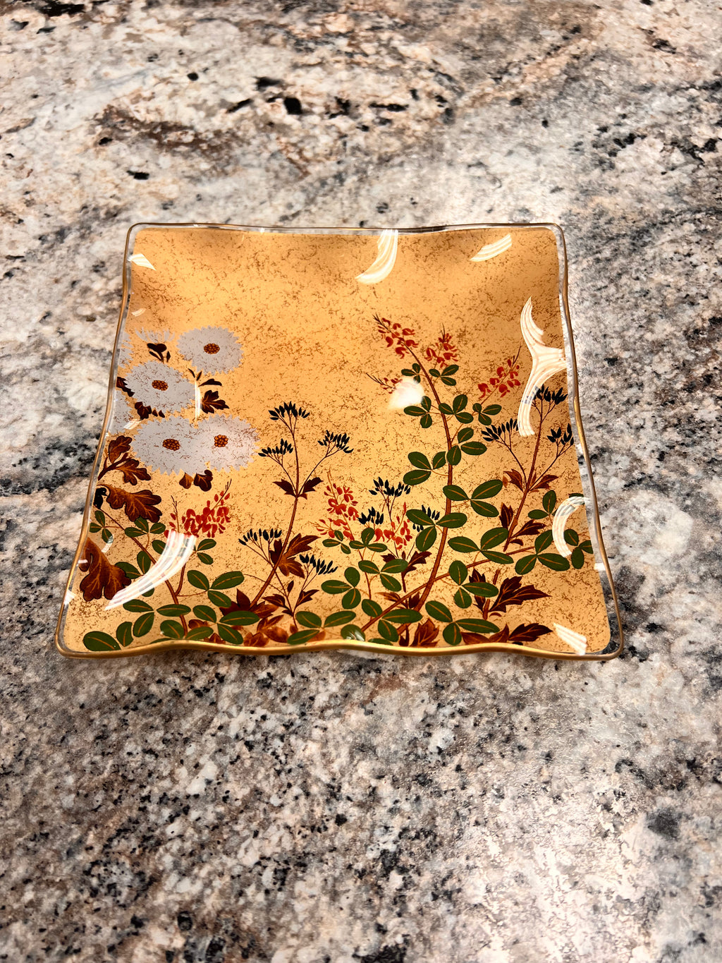 Gold Trim Plate