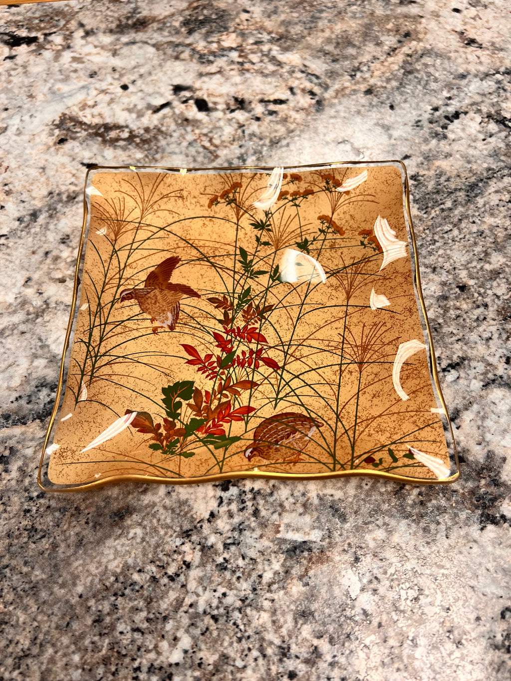 Gold Trim Plate