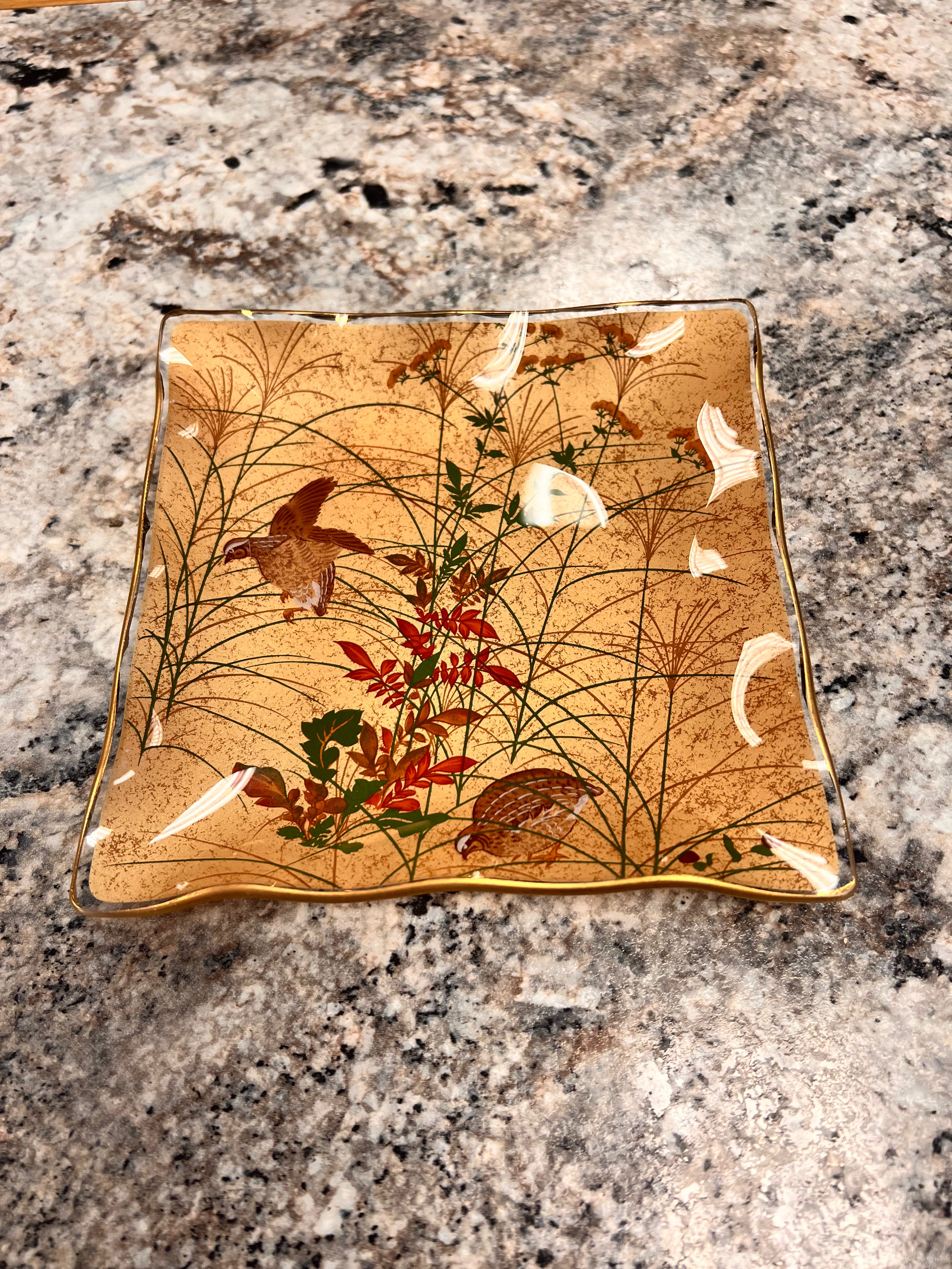 Gold Trim Plate