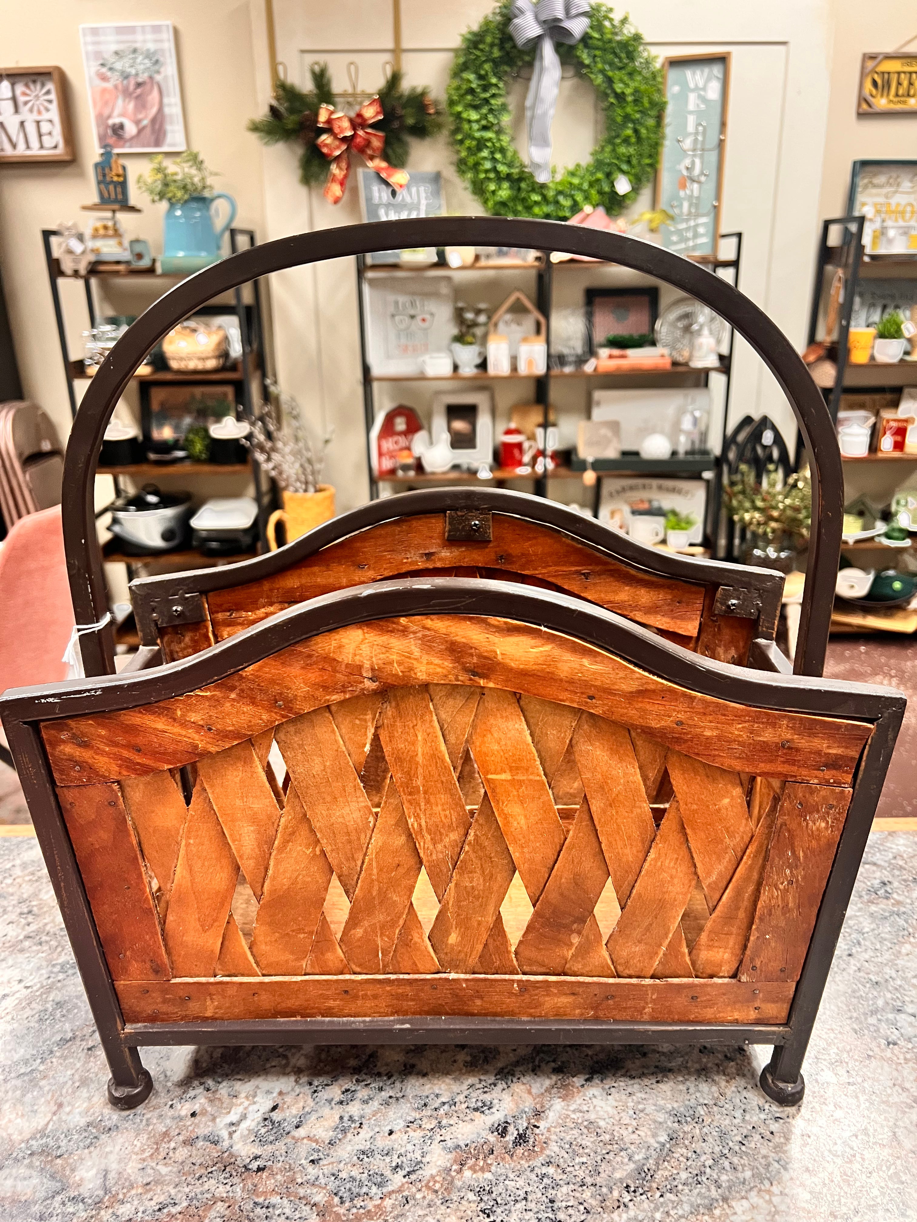Vintage Magazine Rack