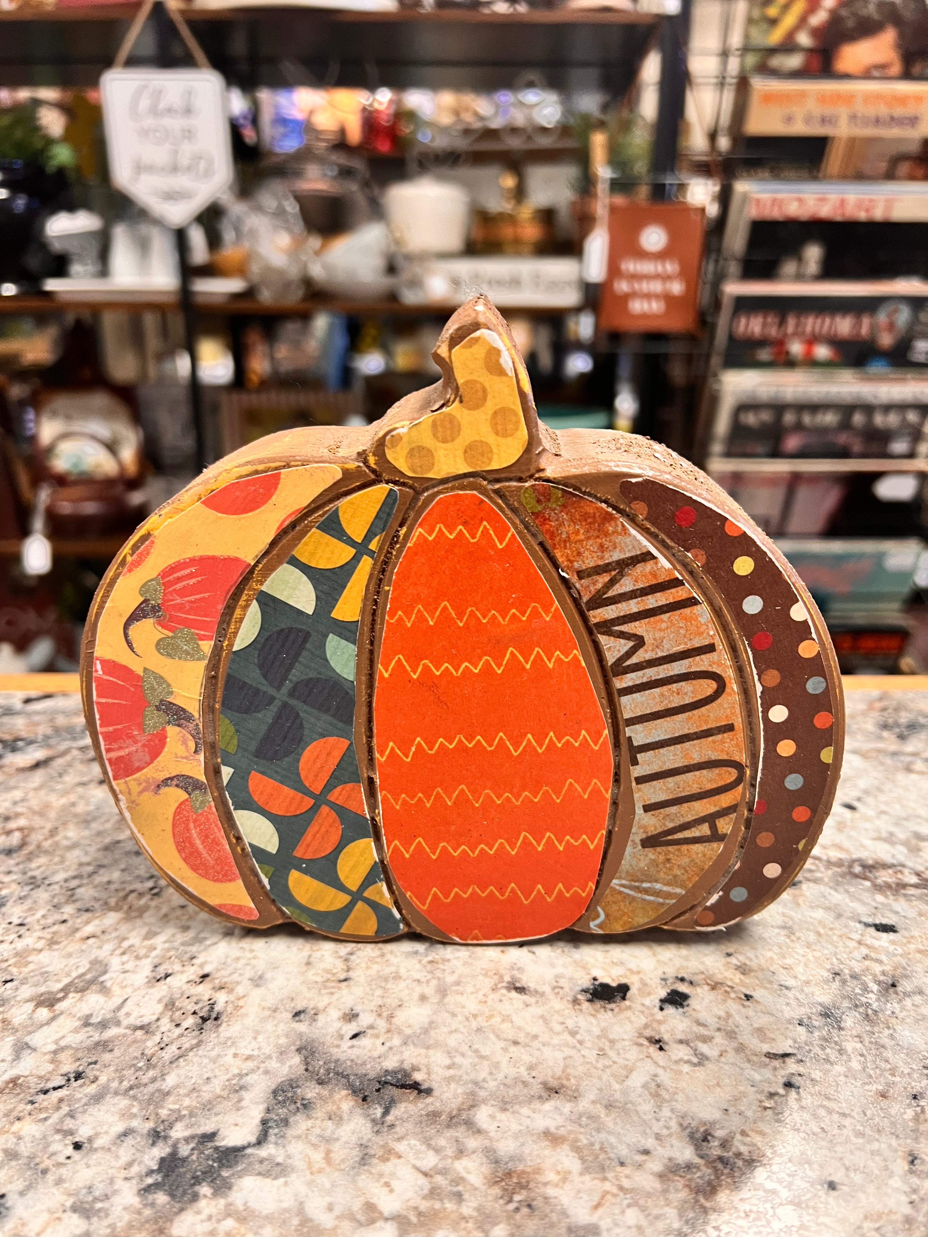 Wood Pumpkin