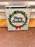 Metal Christmas Sign