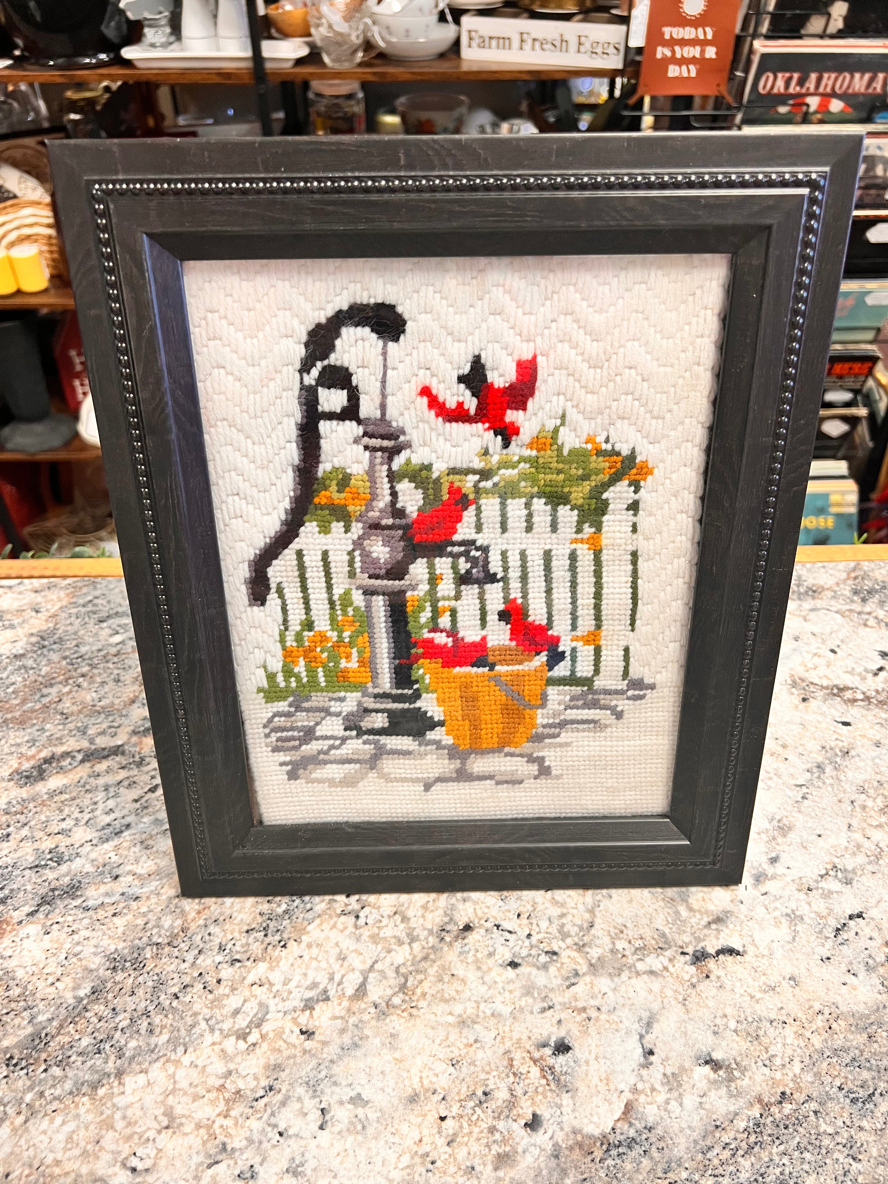 Framed Needlepoint