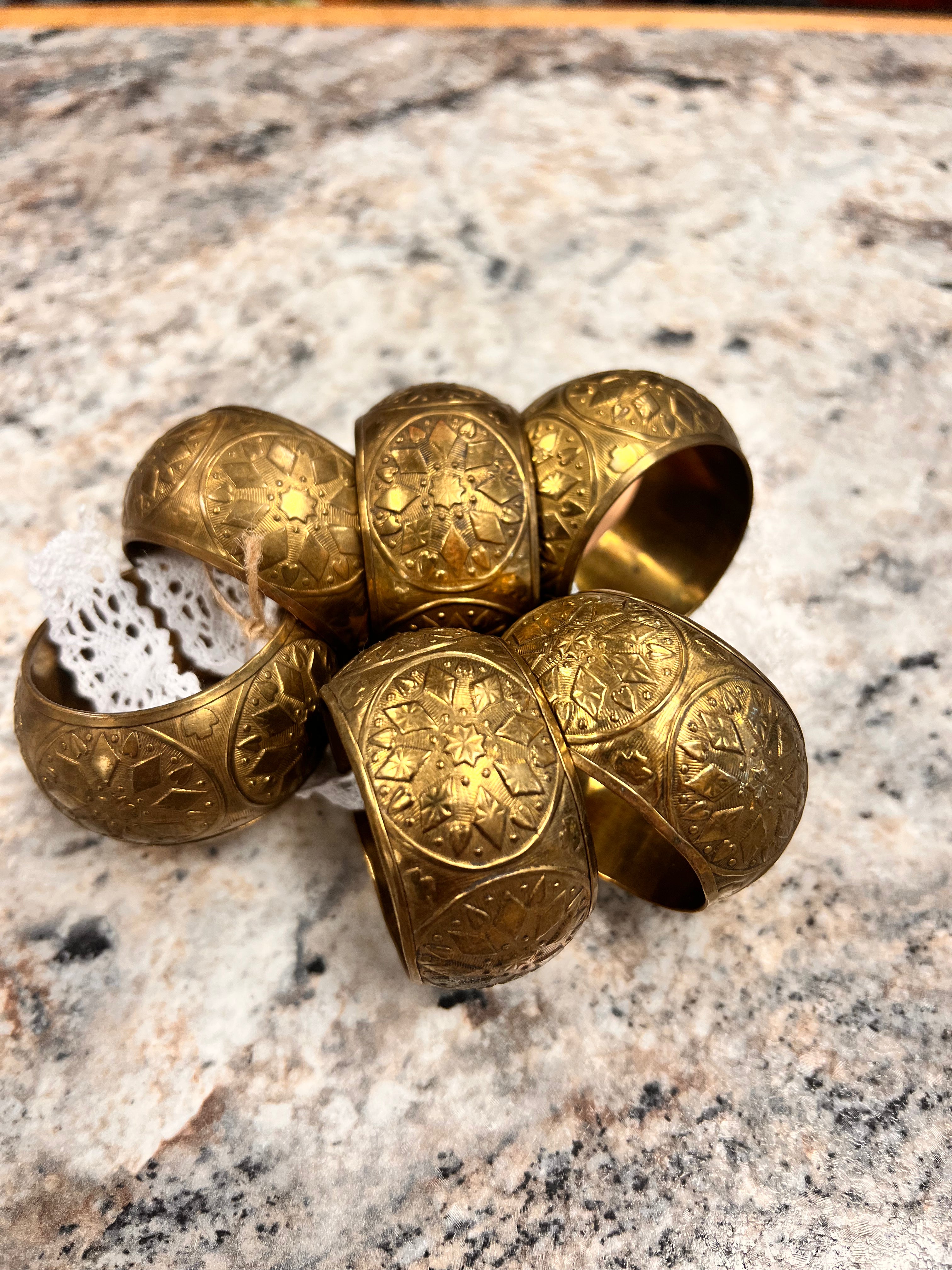 Brass Napkin Rings