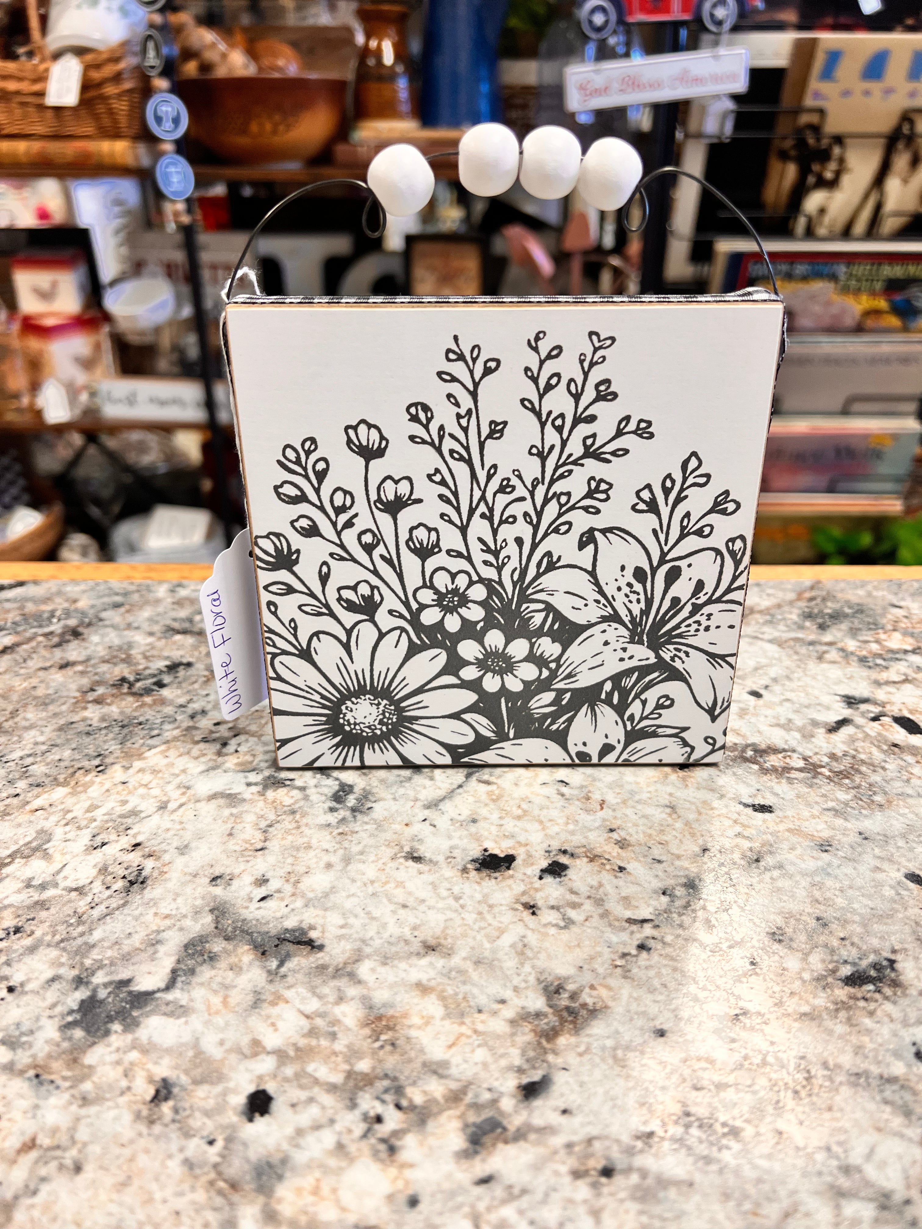 Floral Sign