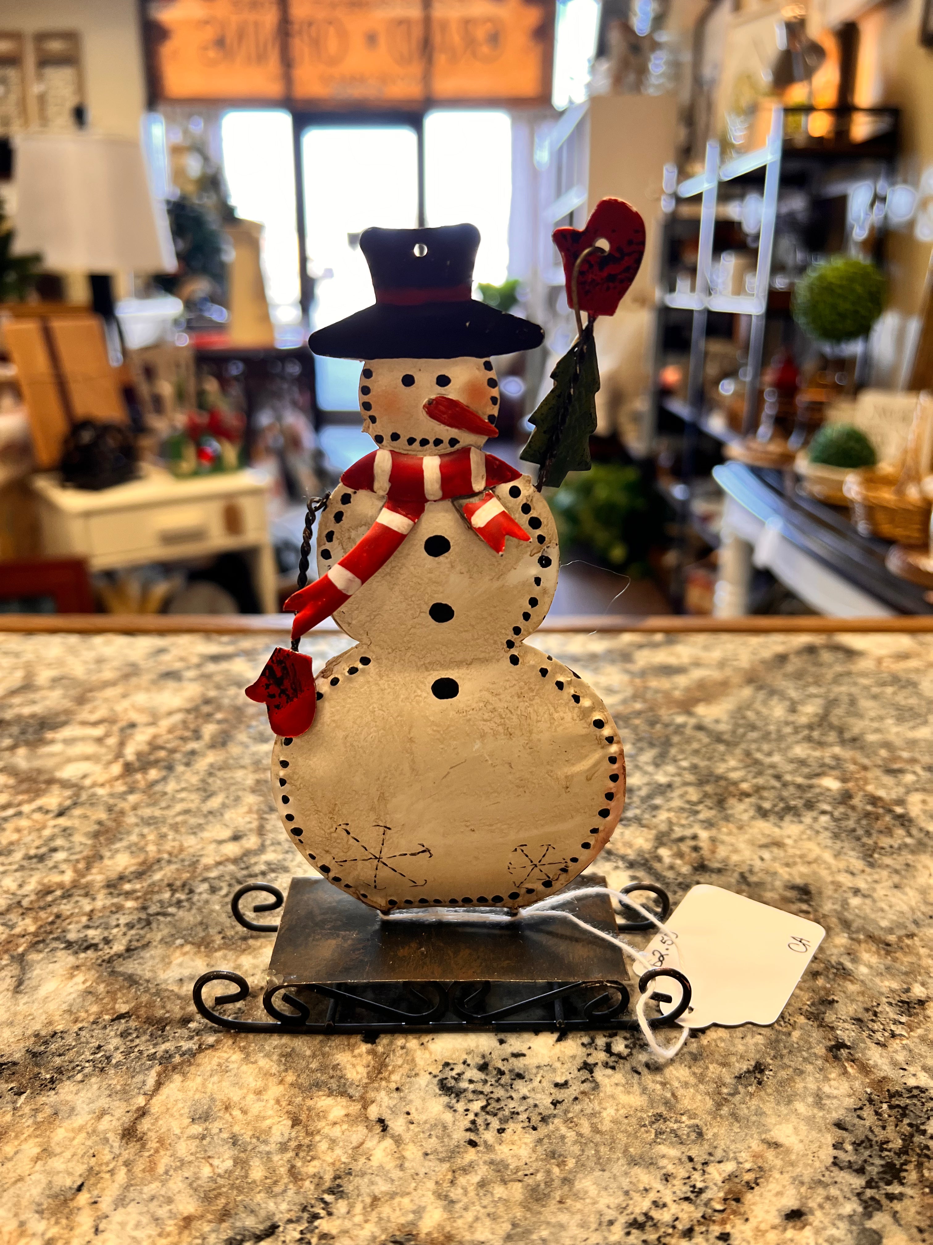 Metal Snowman