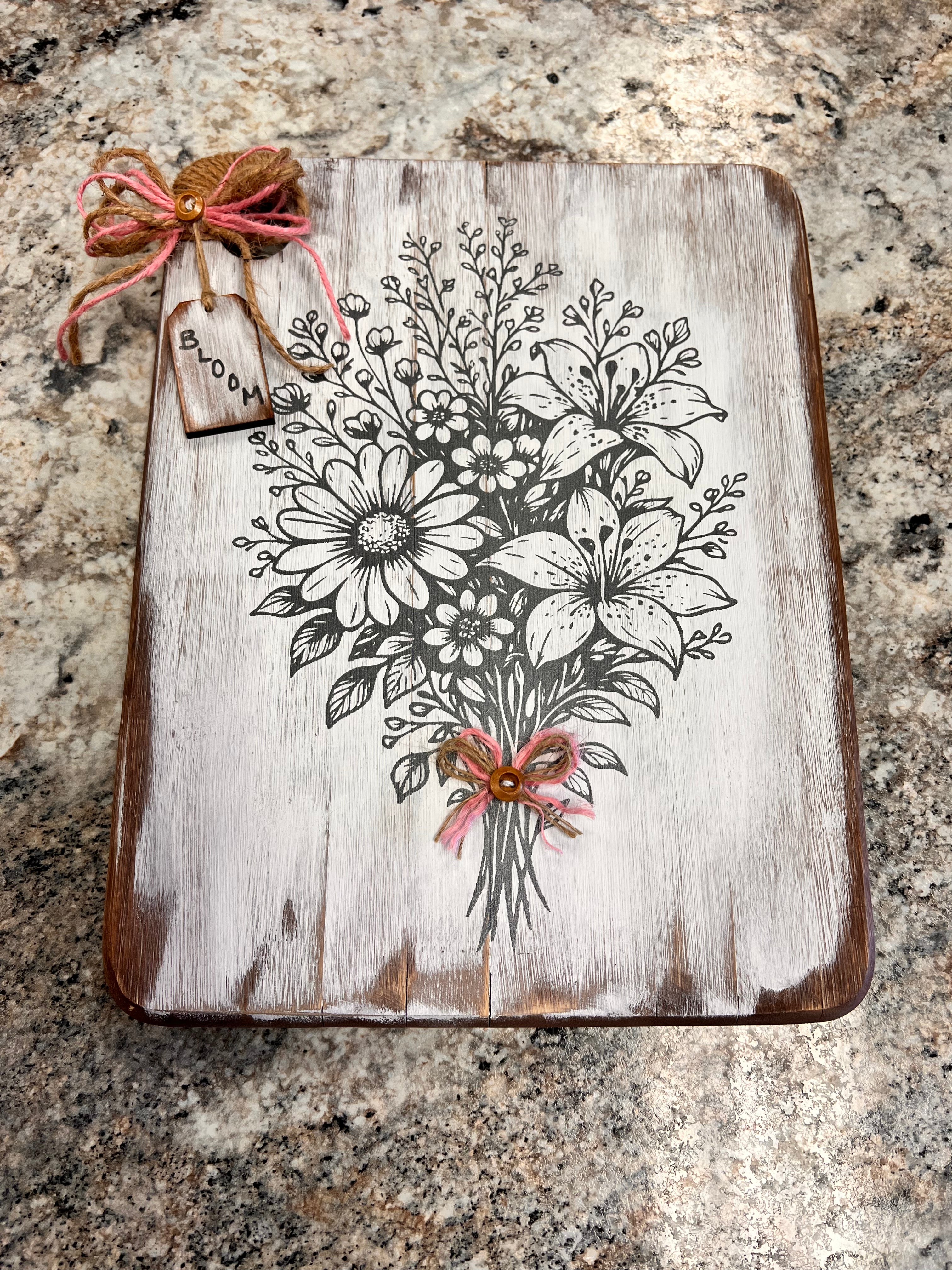 Floral Sign