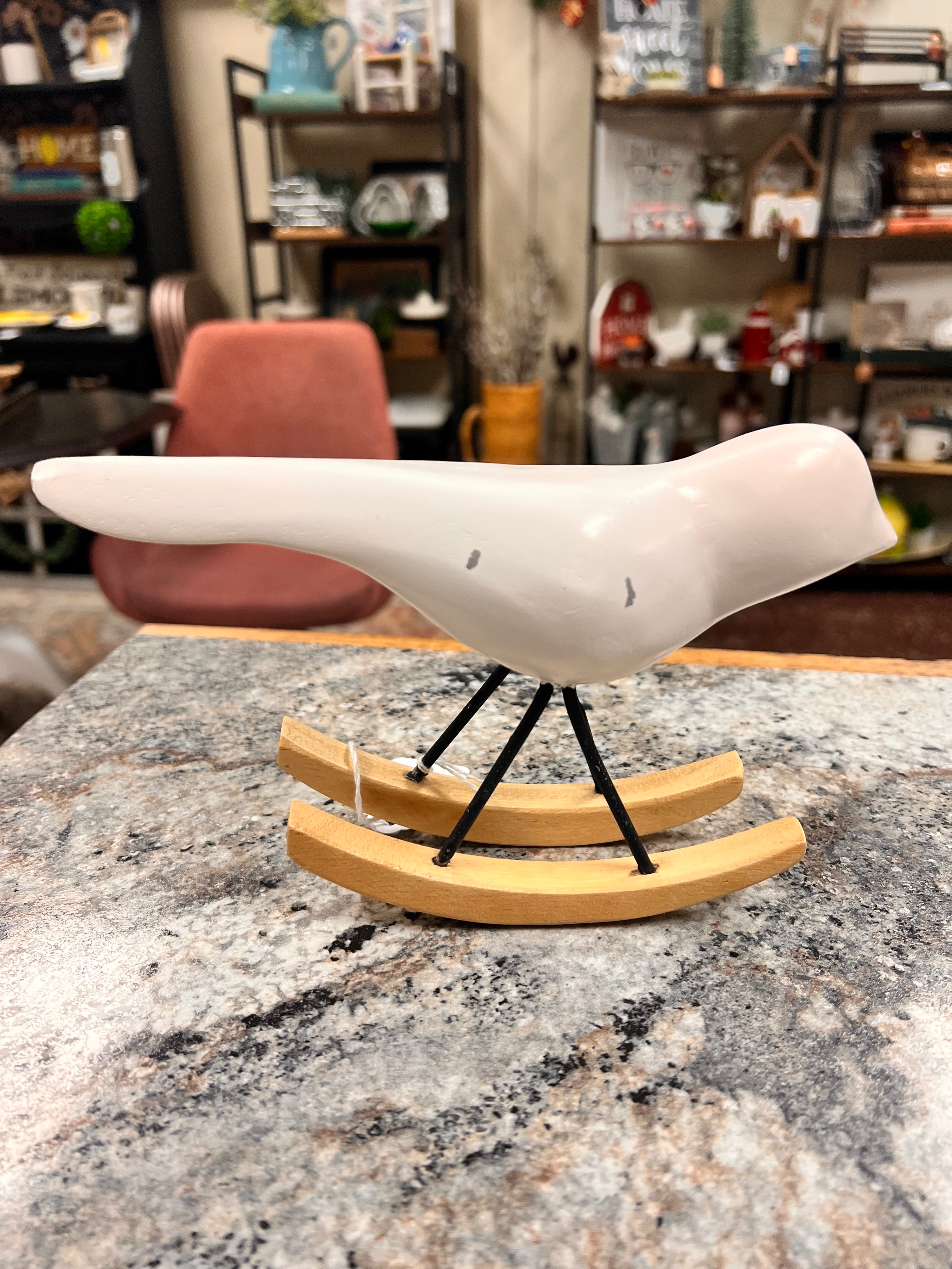 Wood Bird Decor