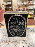 Bushel & Peck Sign