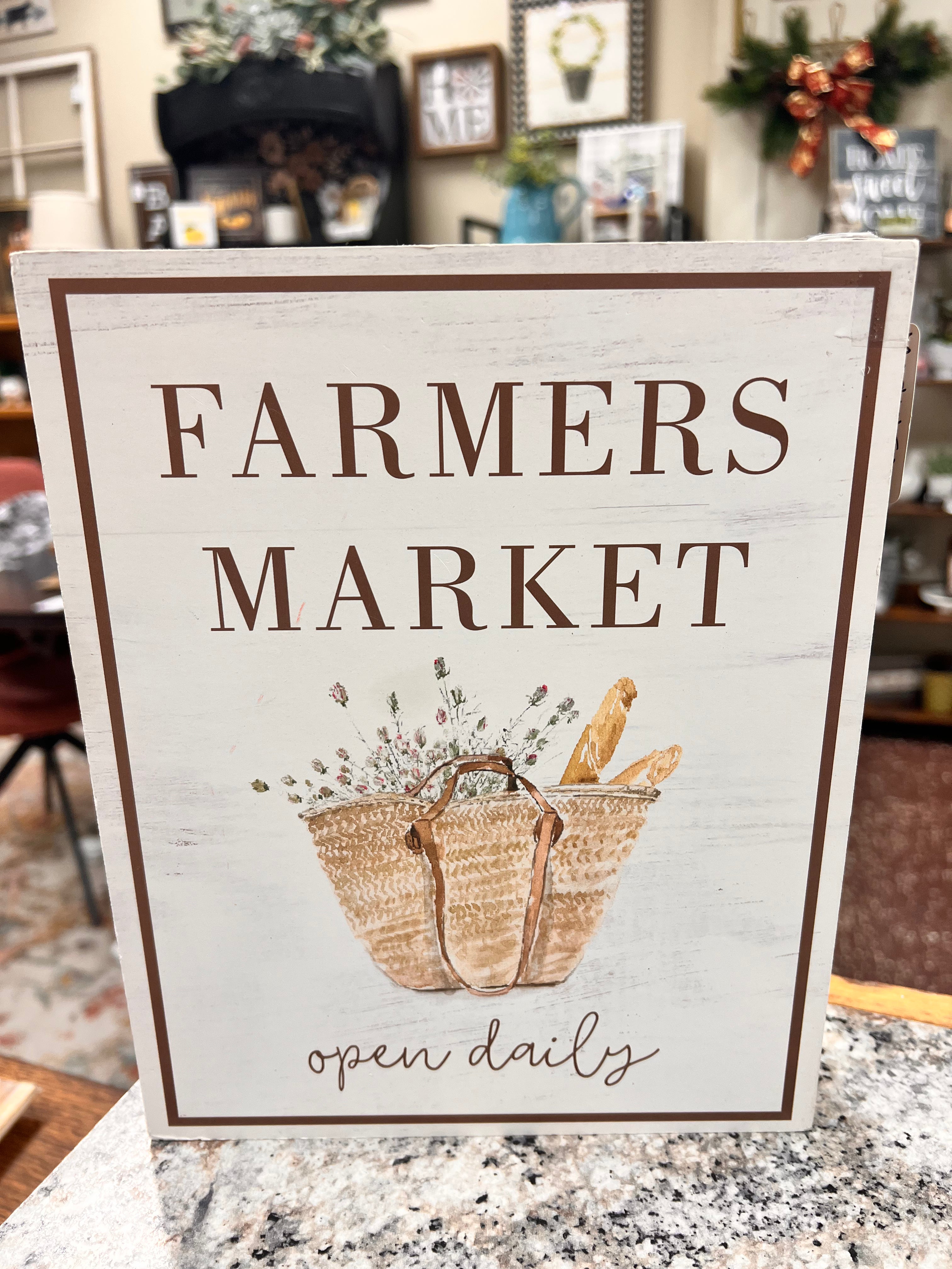 Market Sign