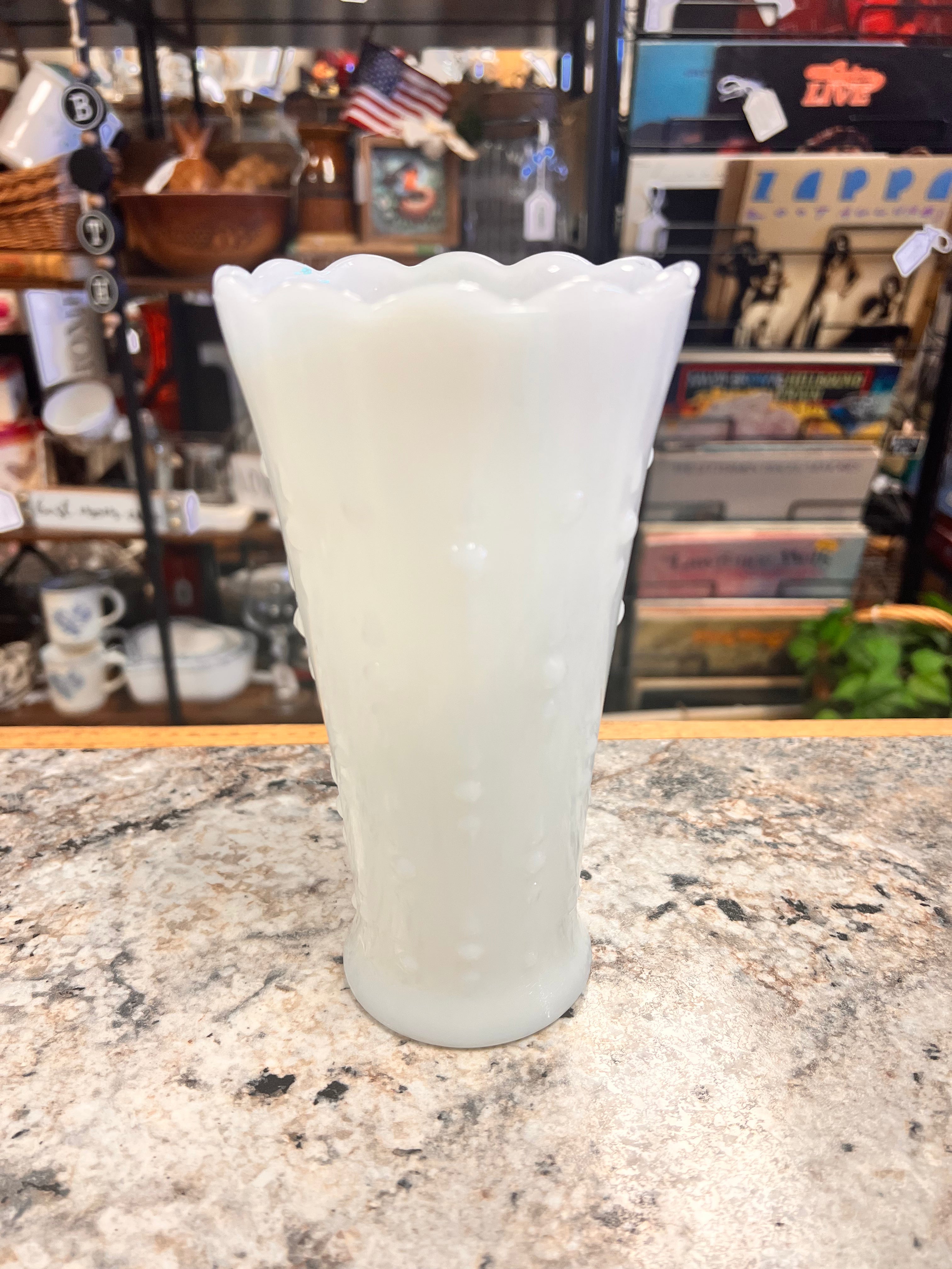 Milk Glass Vase