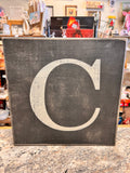 Letter C Sign