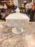 Milk Glass Dish