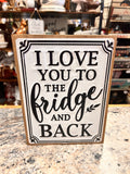 Fridge Sign