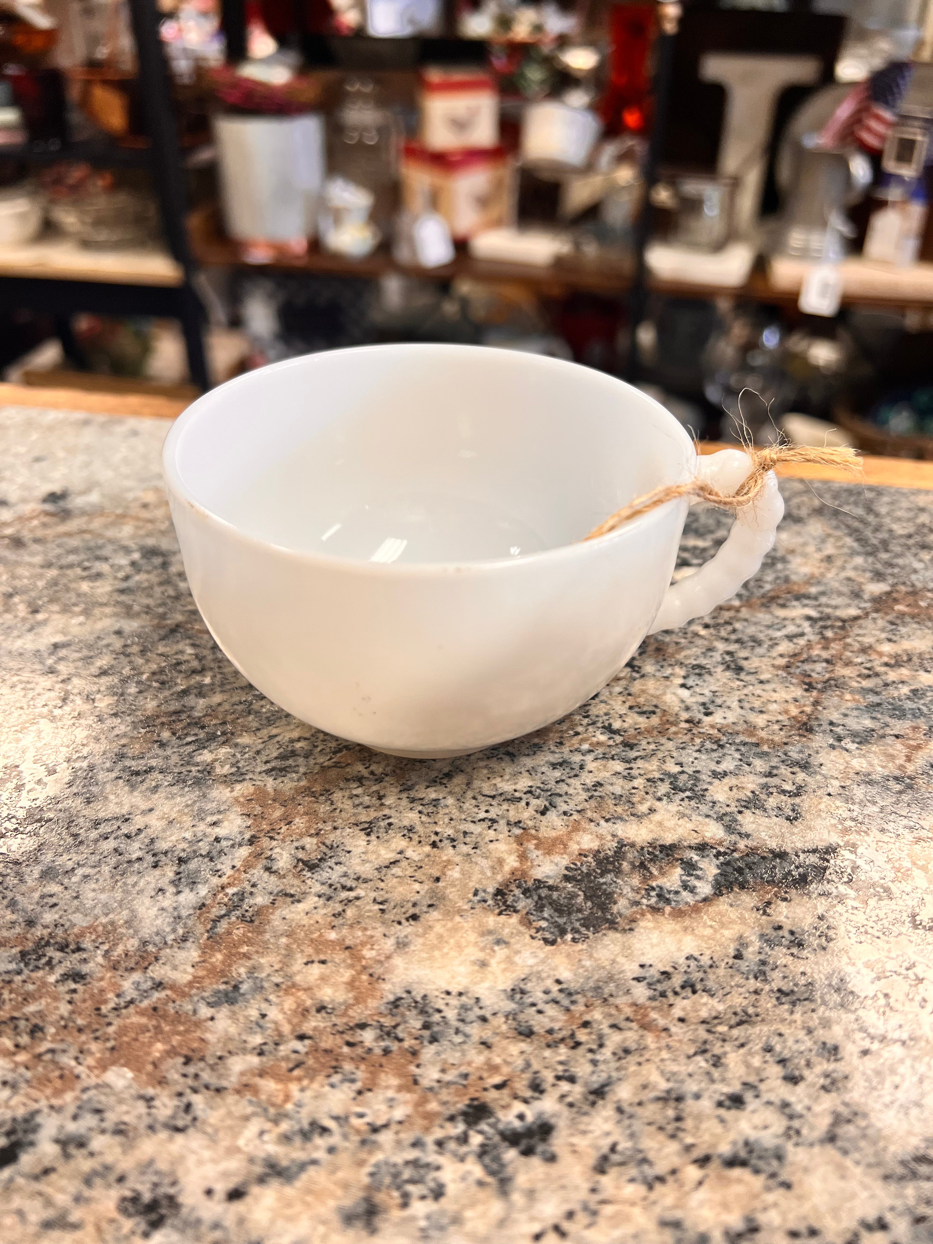 Milk Glass Cup