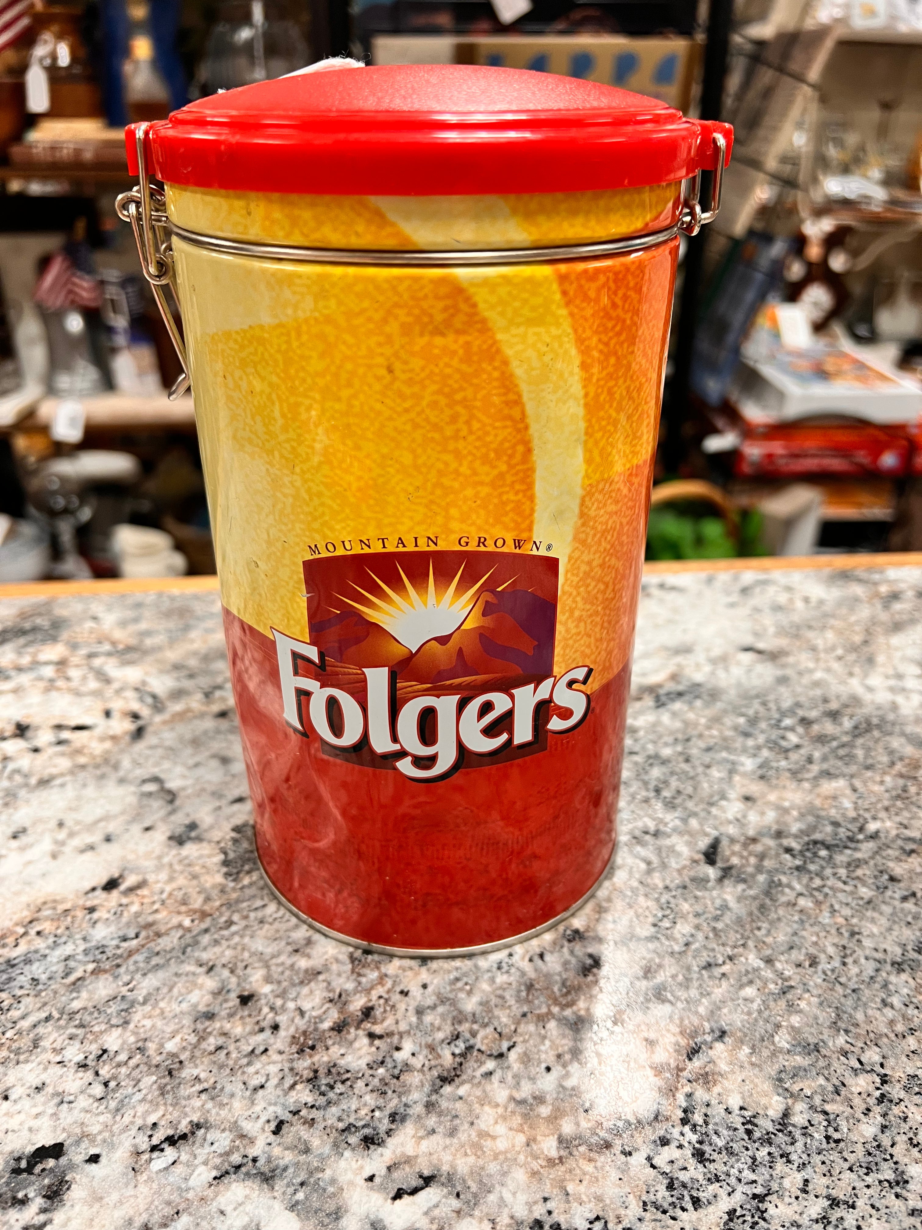 Folgers Tin