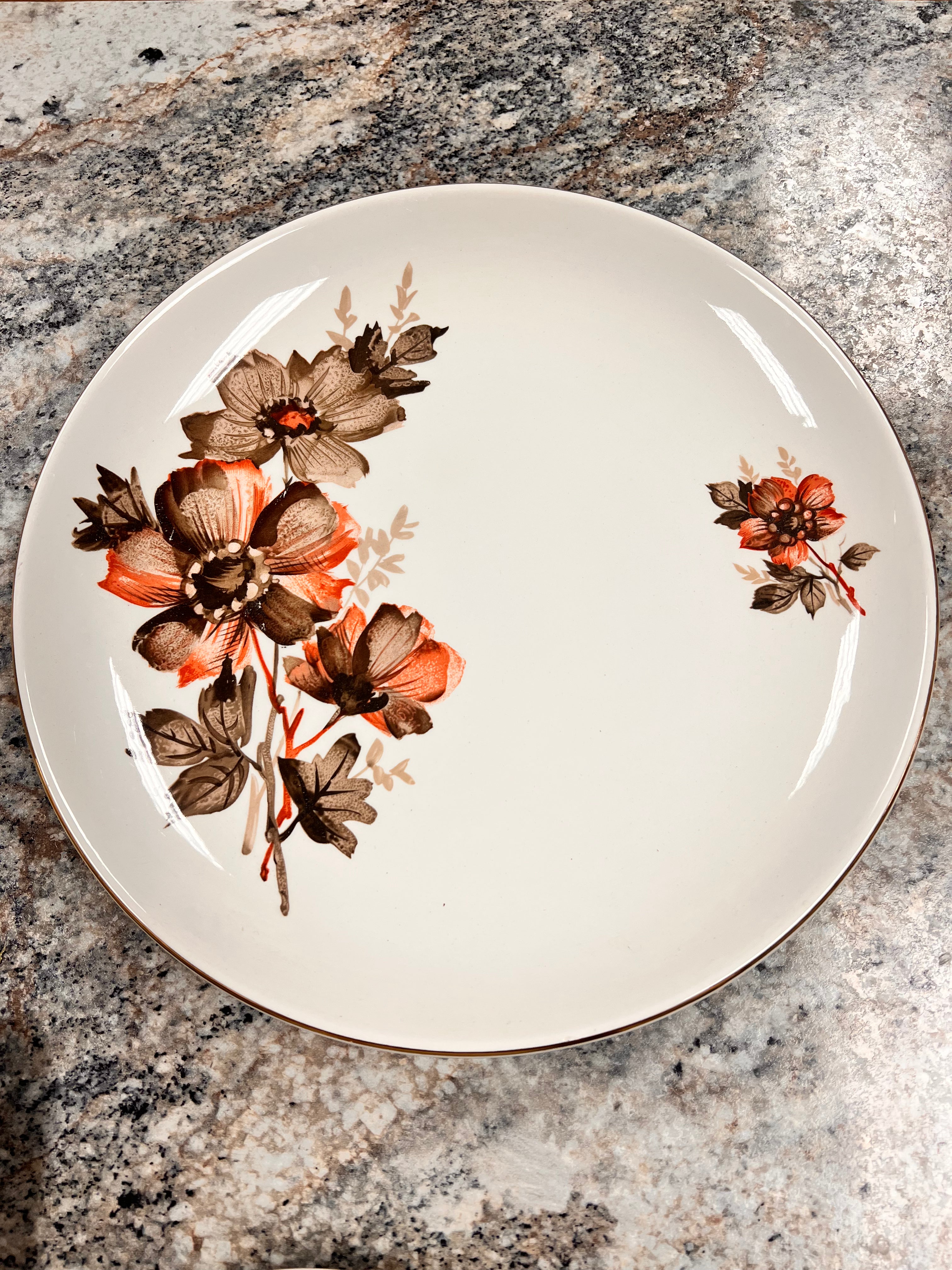 Vintage Lg Plate