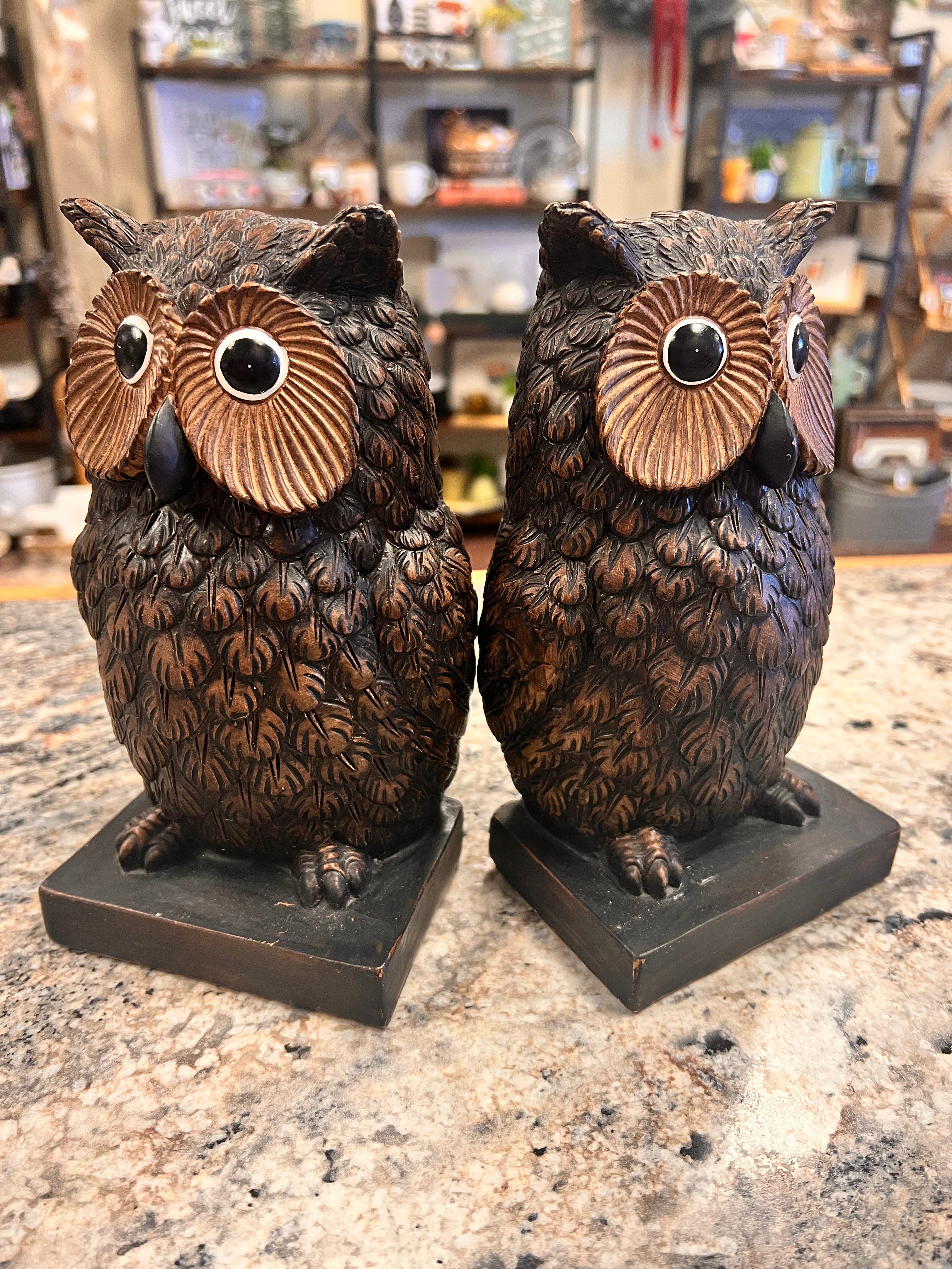 Owl Bookends