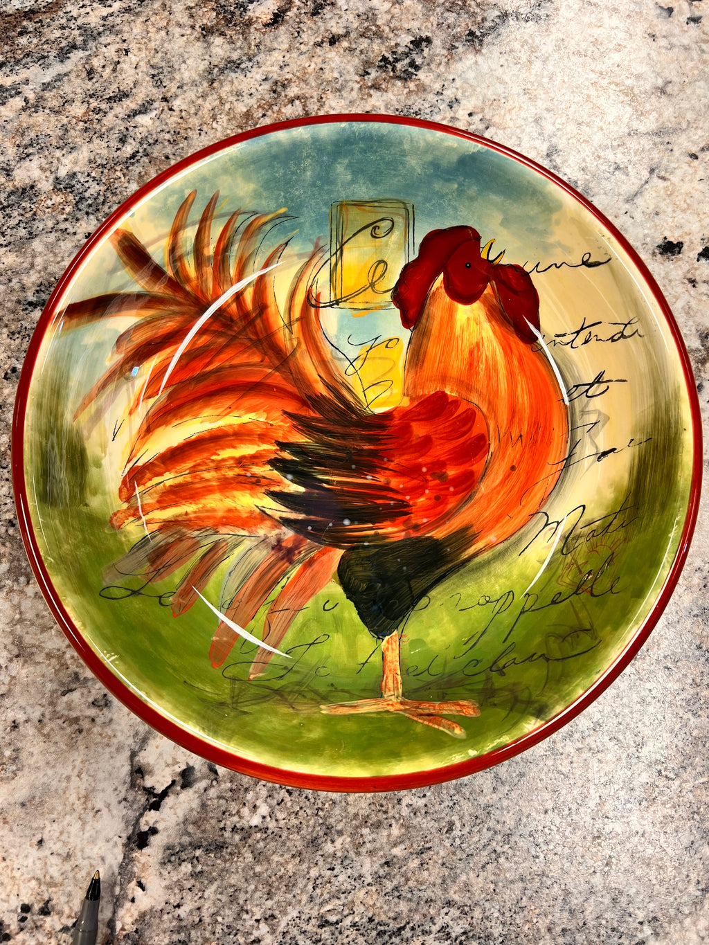 Rooster Pasta Bowl