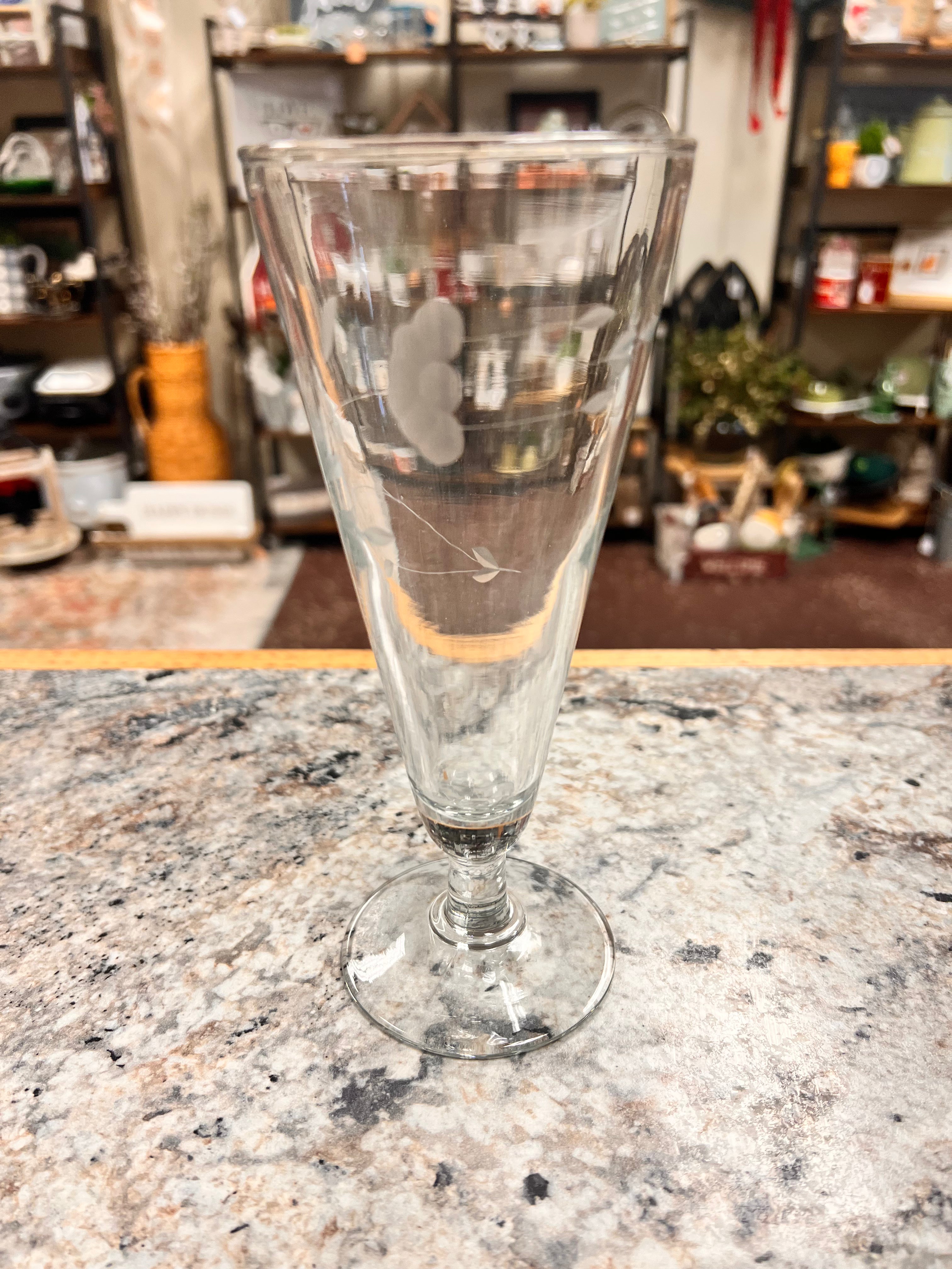 Etched Beer Cup