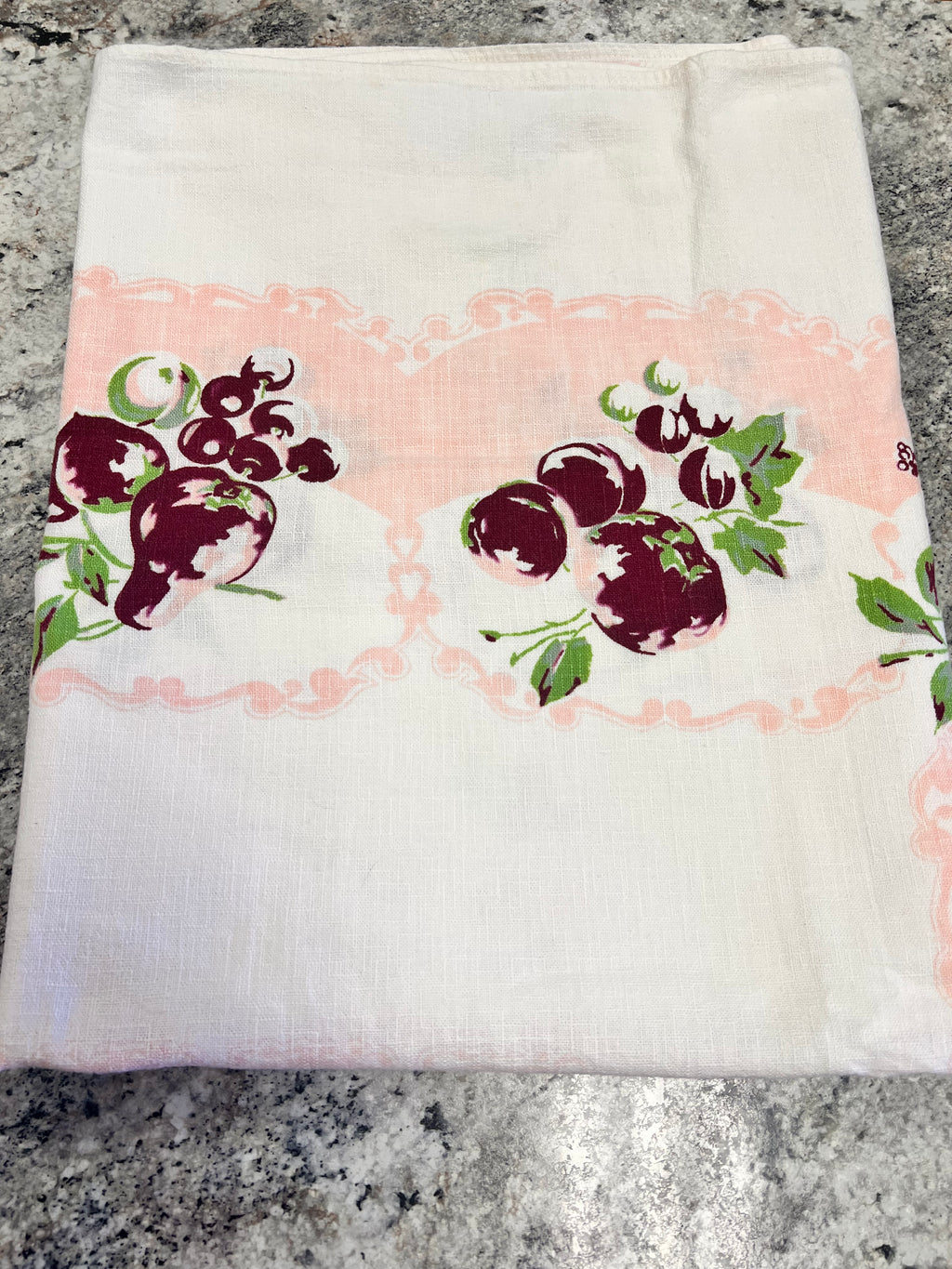 Vtg Table Cloth