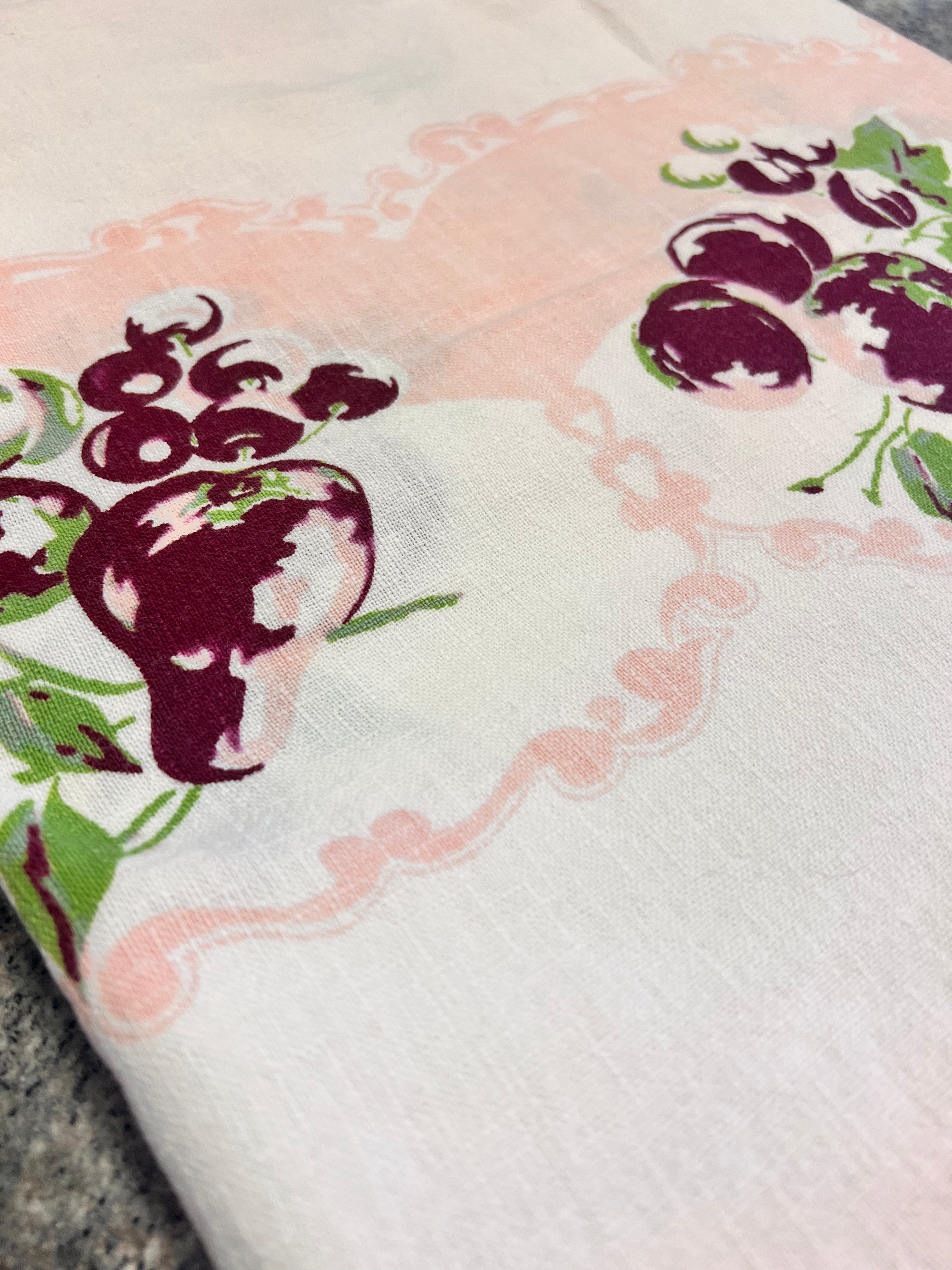 Vtg Table Cloth